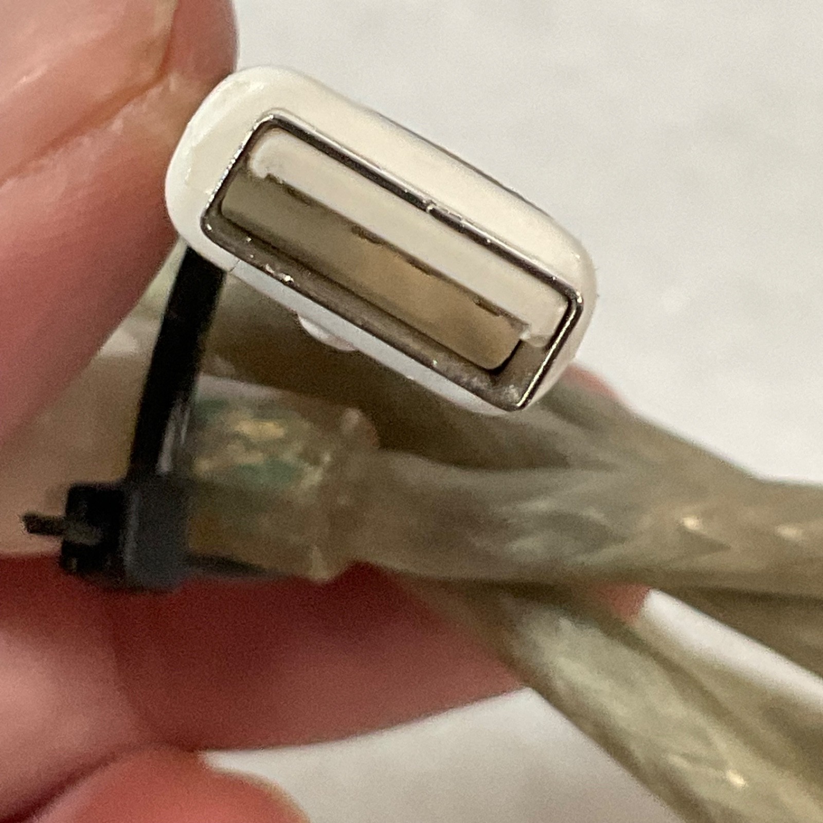 USB A Male to USB A Female Extension Cable Translucent Beige 40 in - Image 5