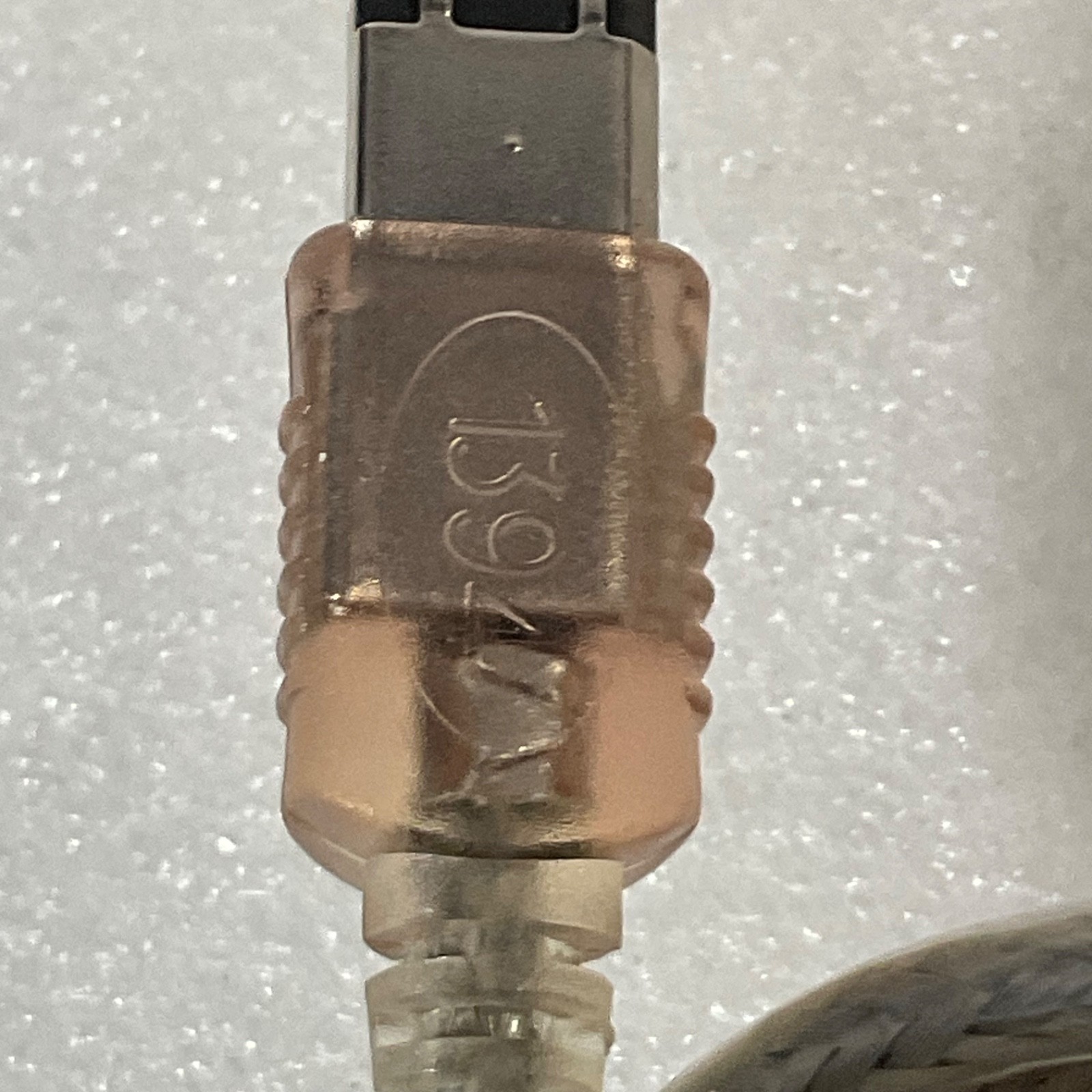 FireWire 400 IEEE 1394 6-Pin Male to Male Cable Clear Braided 40 in - Image 7