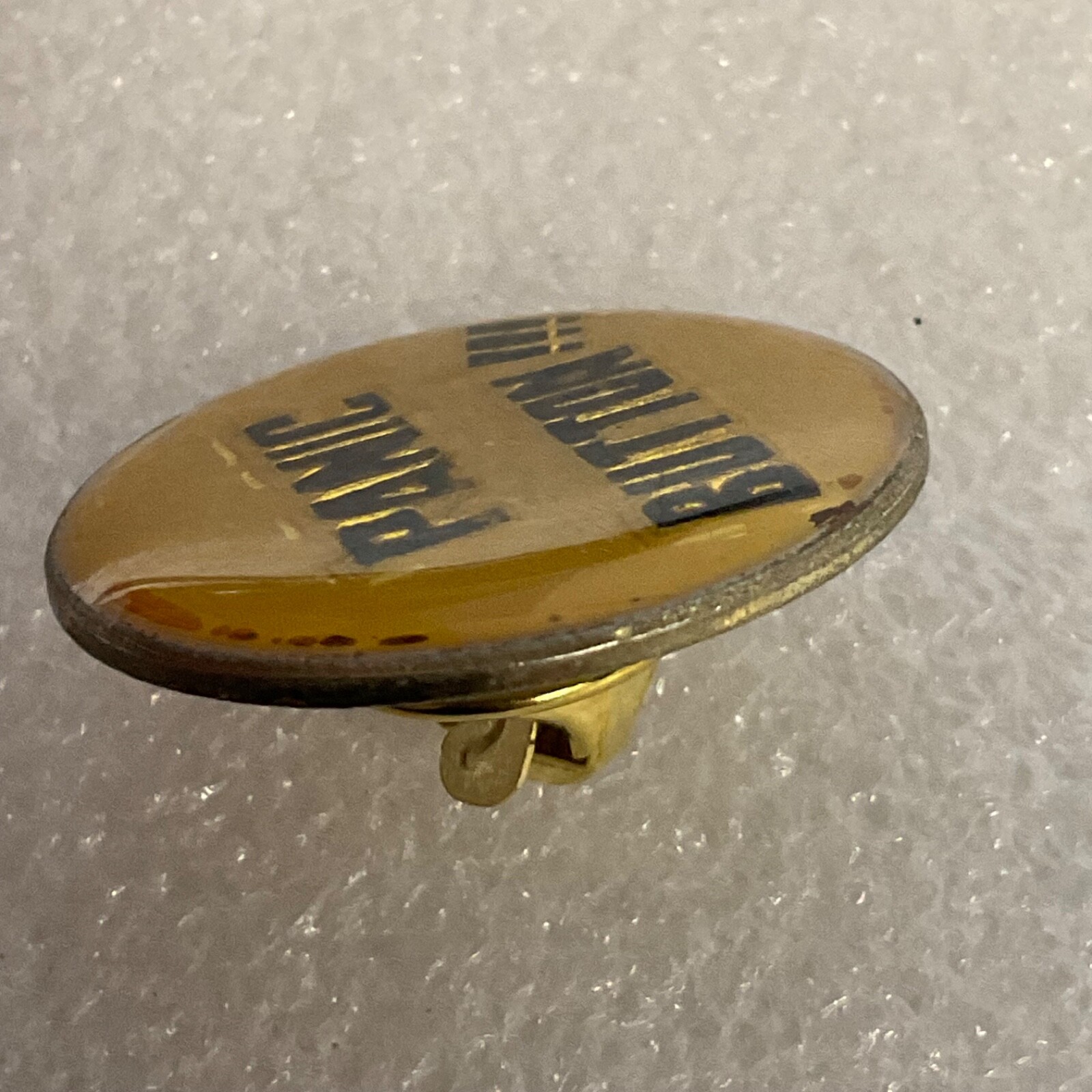 Panic Button !!! 1” Round Pin Metal Enamel Vintage GnuCollectibles - Image 8