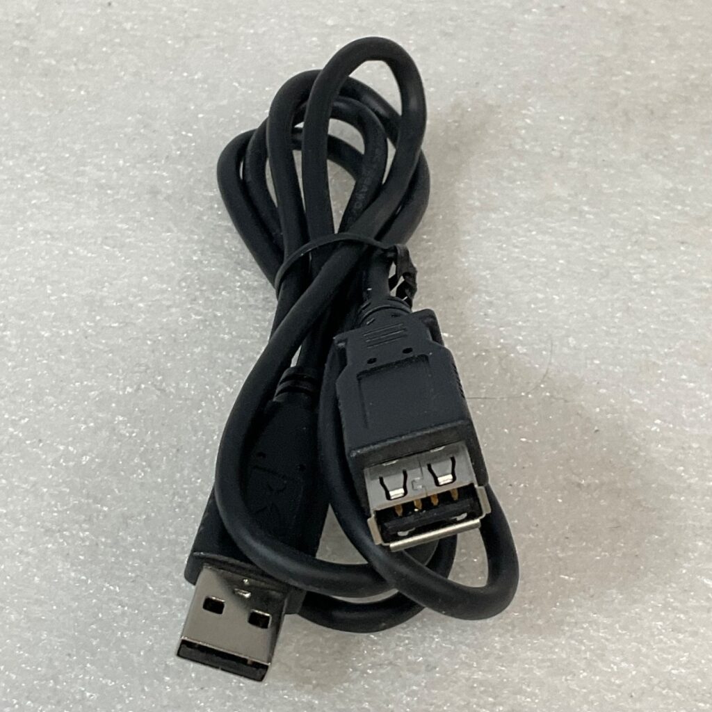 USB A Male to Female Extension Cable Black Standard USB Connector 40in - Image 1