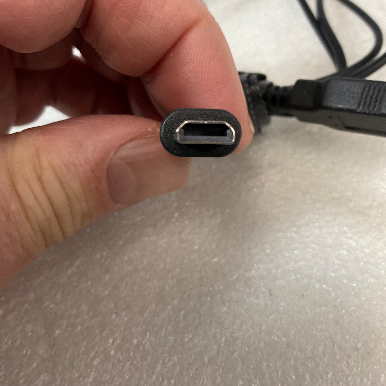 USB Type A to Micro USB Cable 48 in Black Charging Data Cord - Image 3
