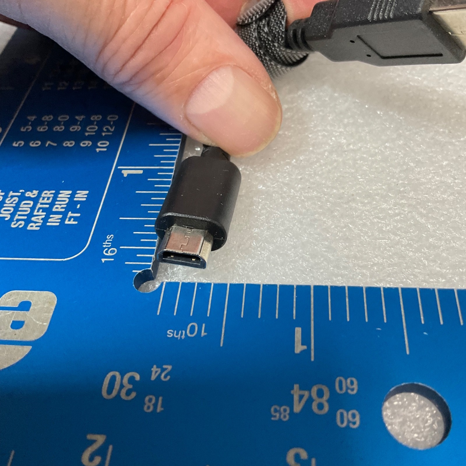 USB Type A to Micro USB Cable 48 in Black Charging Data Cord - Image 5