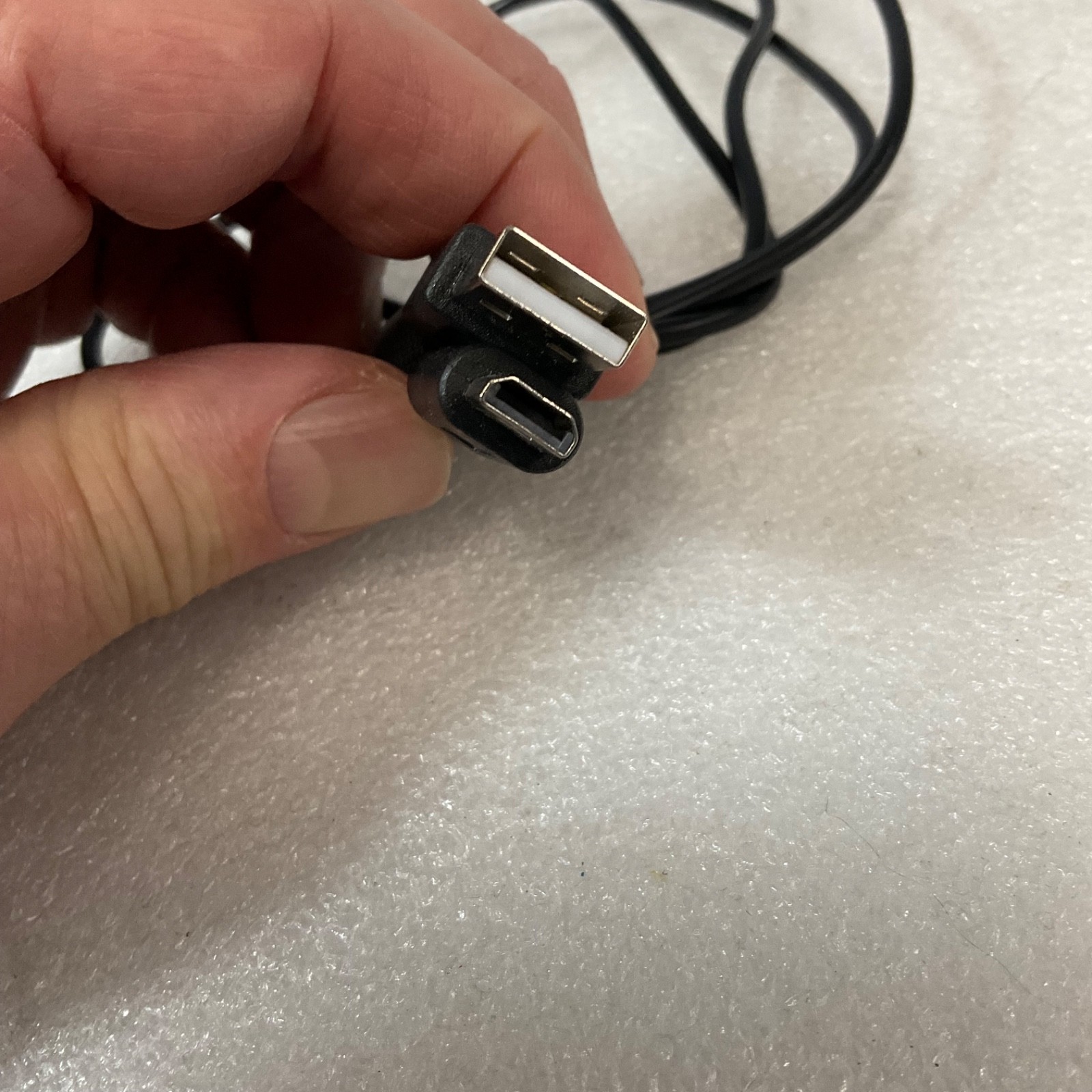 USB Type A to Micro USB Cable 48 in Black Charging Data Cord - Image 2