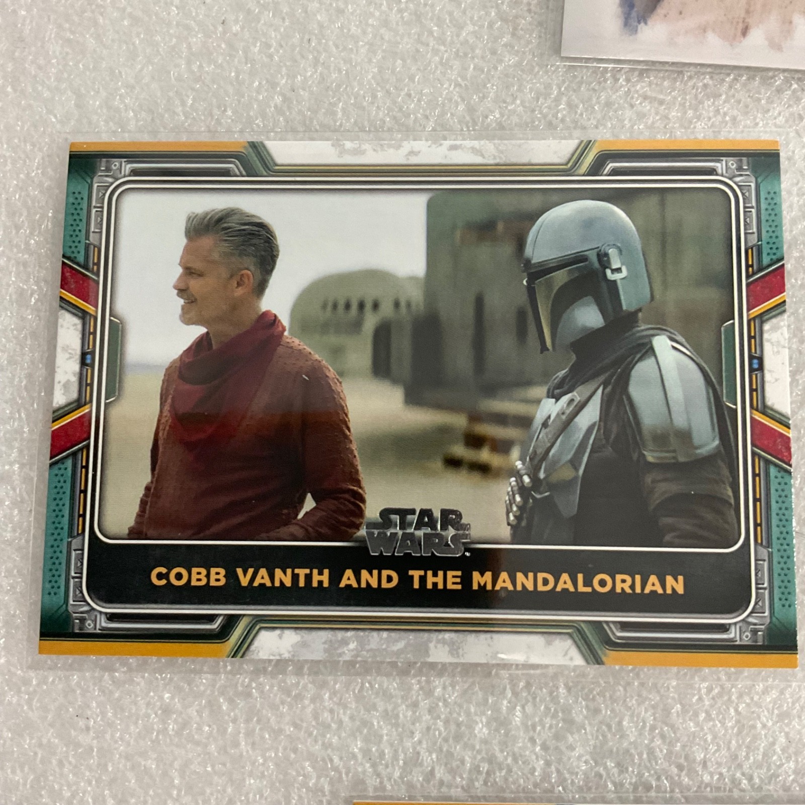 Topps Star Wars 10 Card Lot Yoda Ahsoka Boba Fett Grogu Chrome Galaxy - Image 6