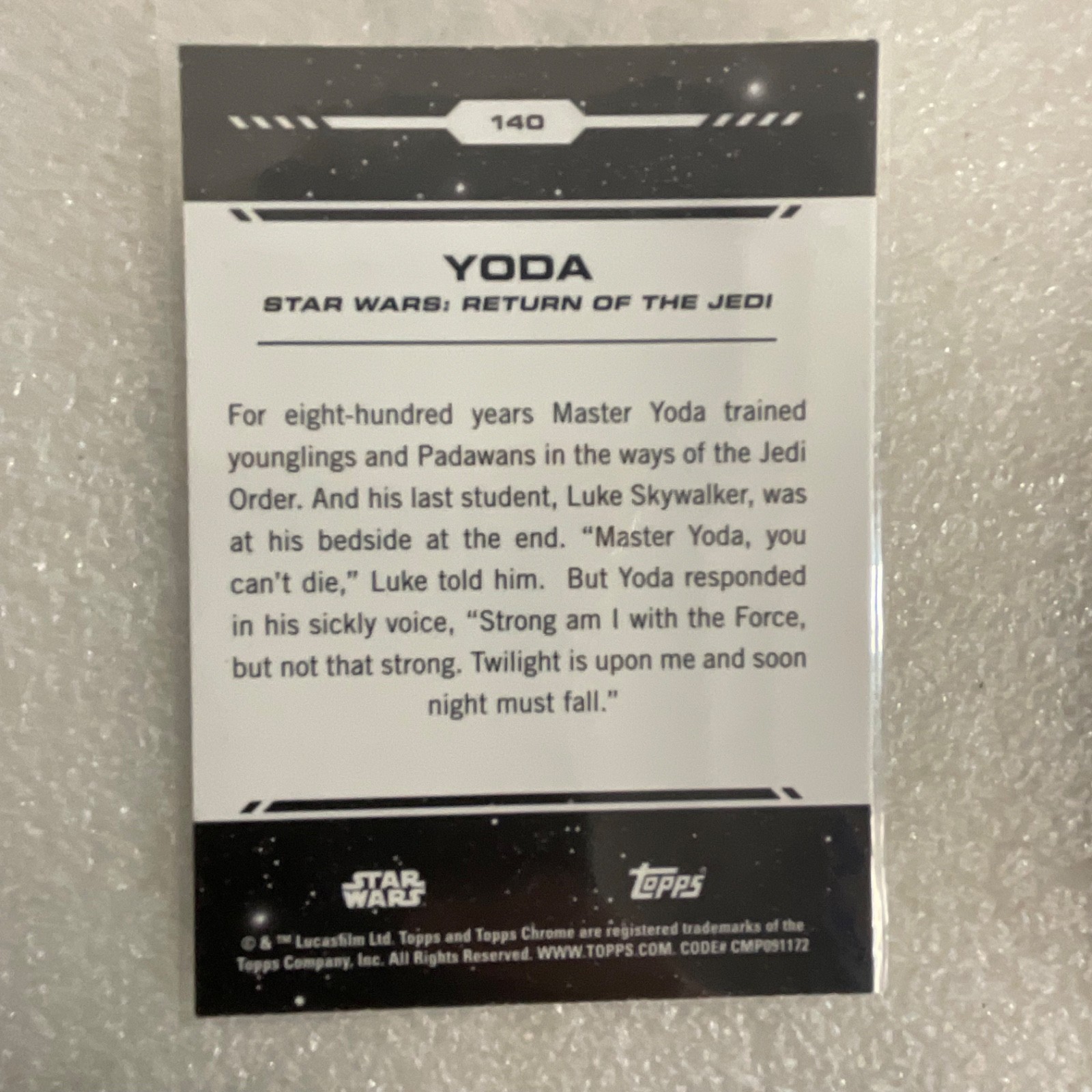 Topps Star Wars 10 Card Lot Yoda Ahsoka Boba Fett Grogu Chrome Galaxy - Image 14
