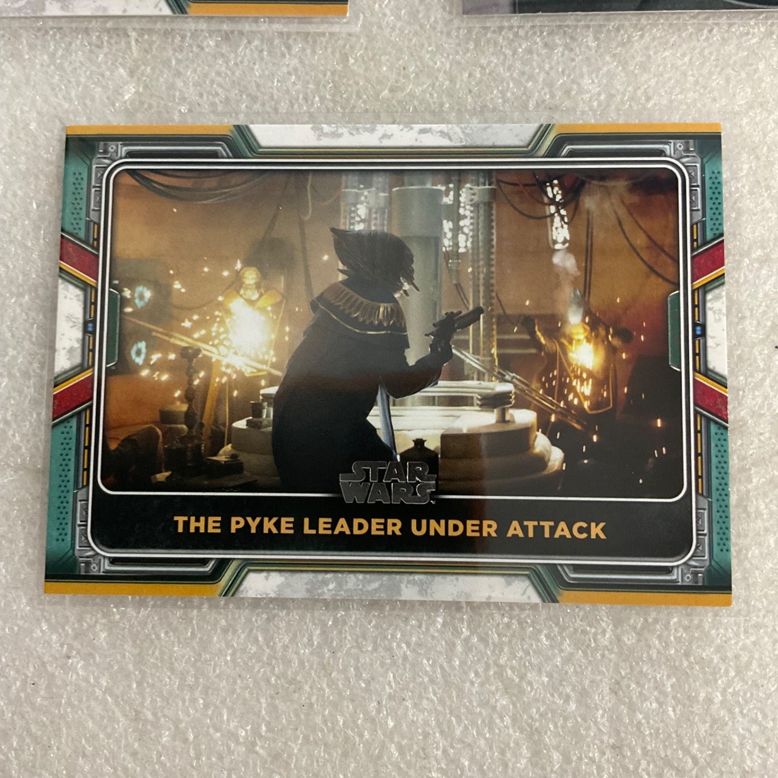 Topps Star Wars 10 Card Lot Yoda Ahsoka Boba Fett Grogu Chrome Galaxy - Image 11