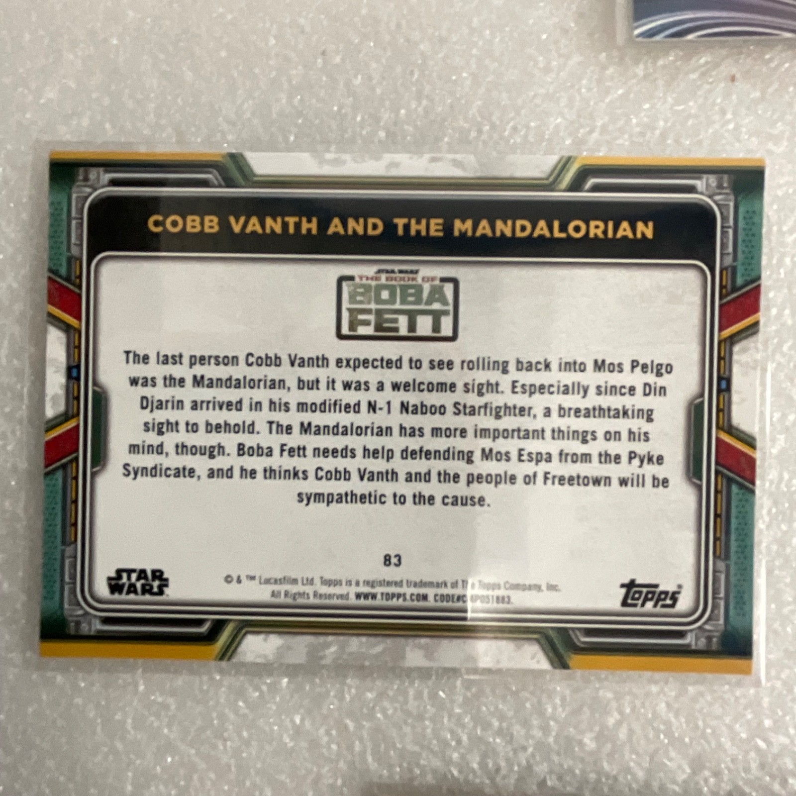 Topps Star Wars 10 Card Lot Yoda Ahsoka Boba Fett Grogu Chrome Galaxy - Image 16