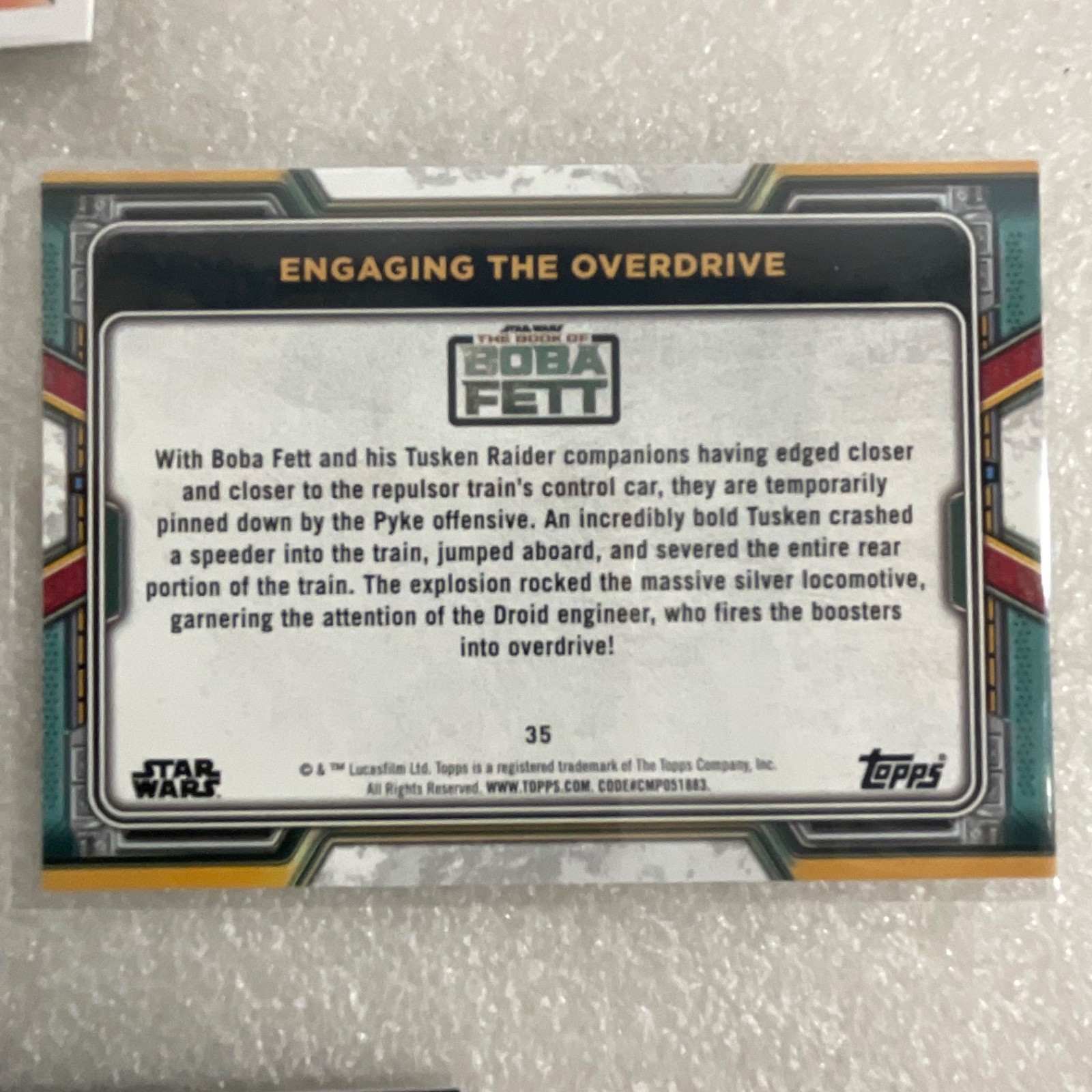 Topps Star Wars 10 Card Lot Yoda Ahsoka Boba Fett Grogu Chrome Galaxy - Image 19