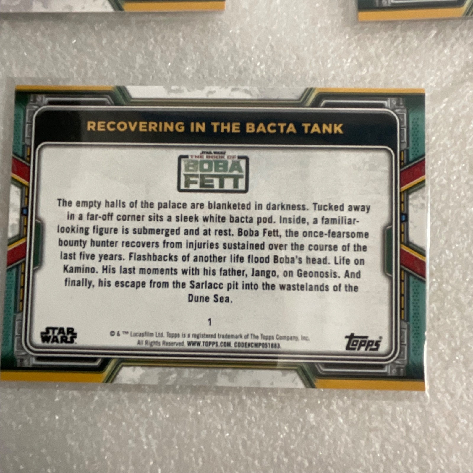 Topps Star Wars 10 Card Lot Yoda Ahsoka Boba Fett Grogu Chrome Galaxy - Image 20