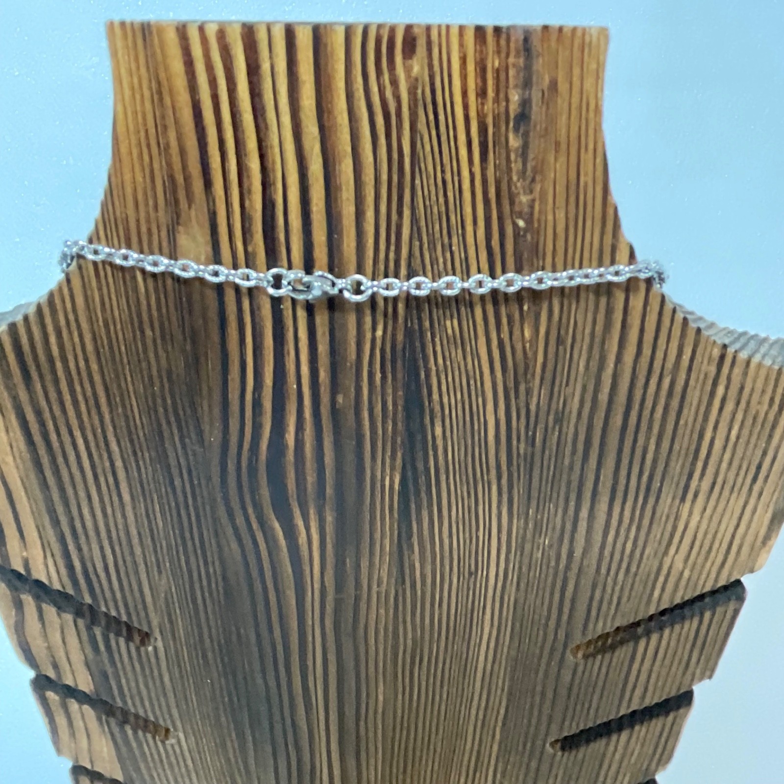 18in Silver Gold Tone Heart Necklace Rope Chain Pendant Romantic Fashion Jewelry - Image 4