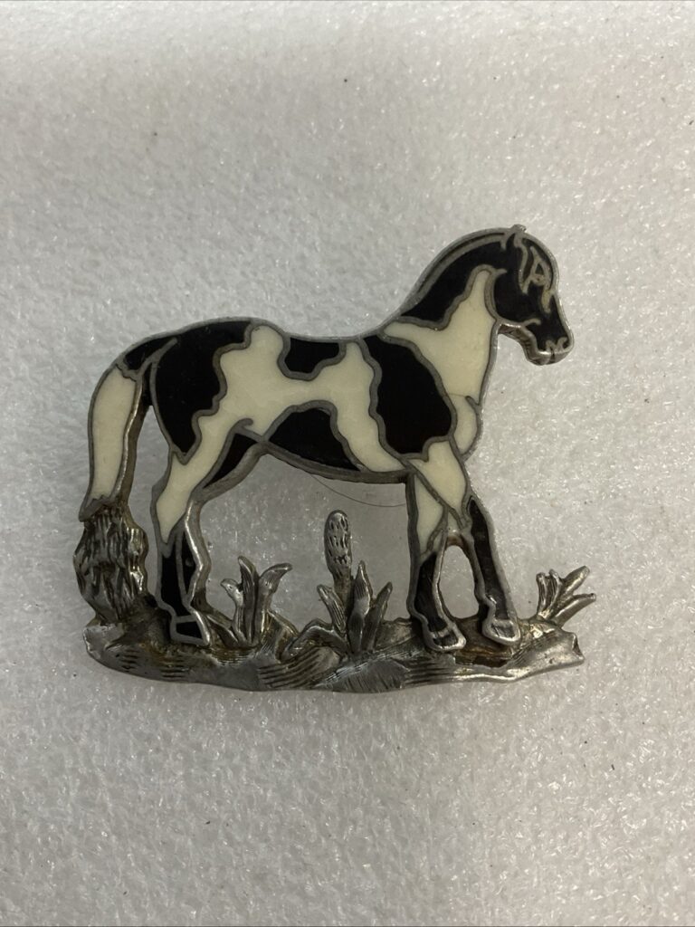 Frontier Bolo 2” Saddle Horse Black & White No Tie Included Western Attire - Image 1