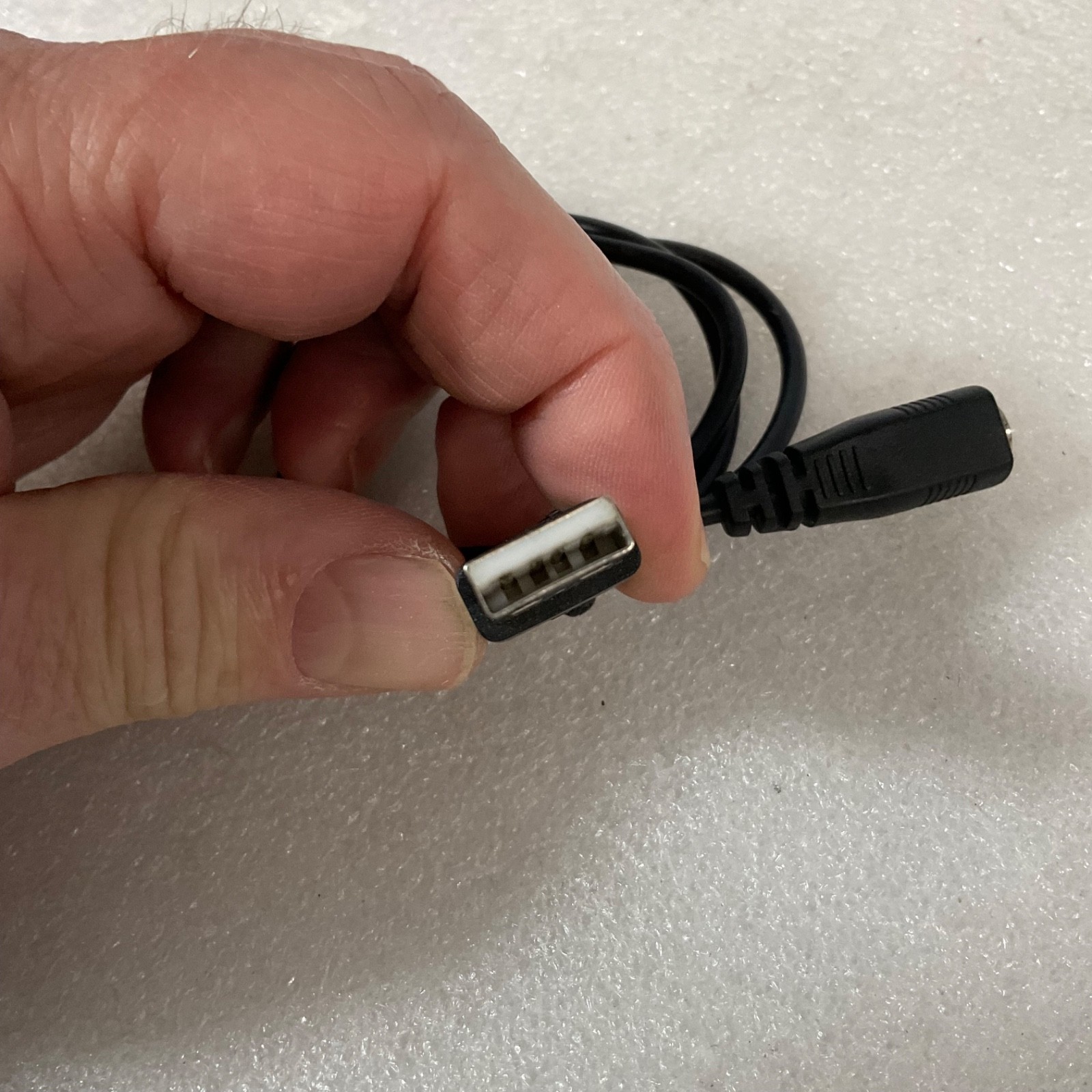 USB Type A Male to DC Barrel Jack Female Power Cable 24 in - Image 2
