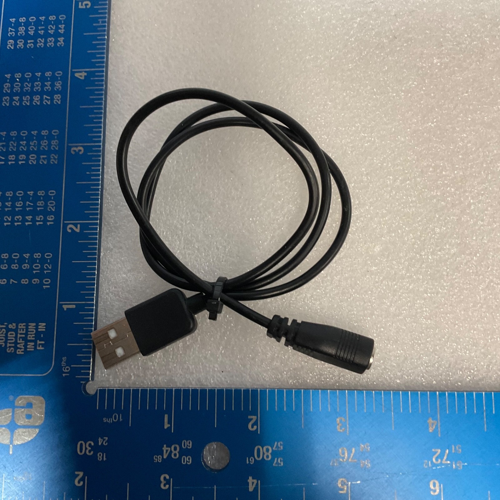 USB Type A Male to DC Barrel Jack Female Power Cable 24 in - Image 5