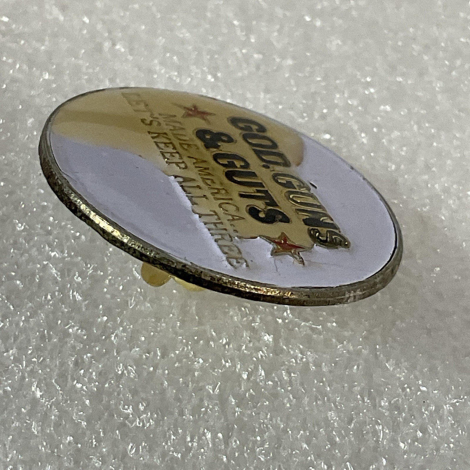 God Guts And Guns Let's Keep All Three Lapel Pin - Image 9