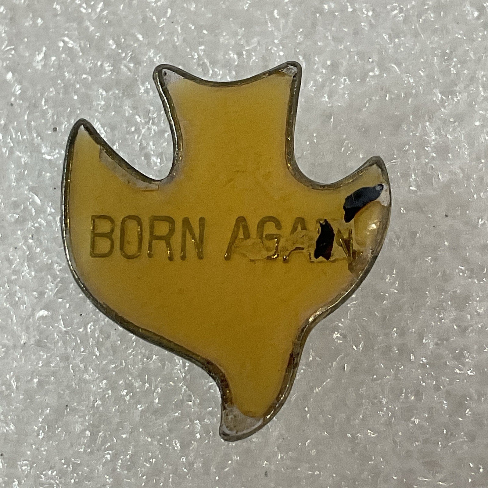 Born Again Vintage .75” Enamel On Metal Pin Pinback GnuCollectibles - Image 1
