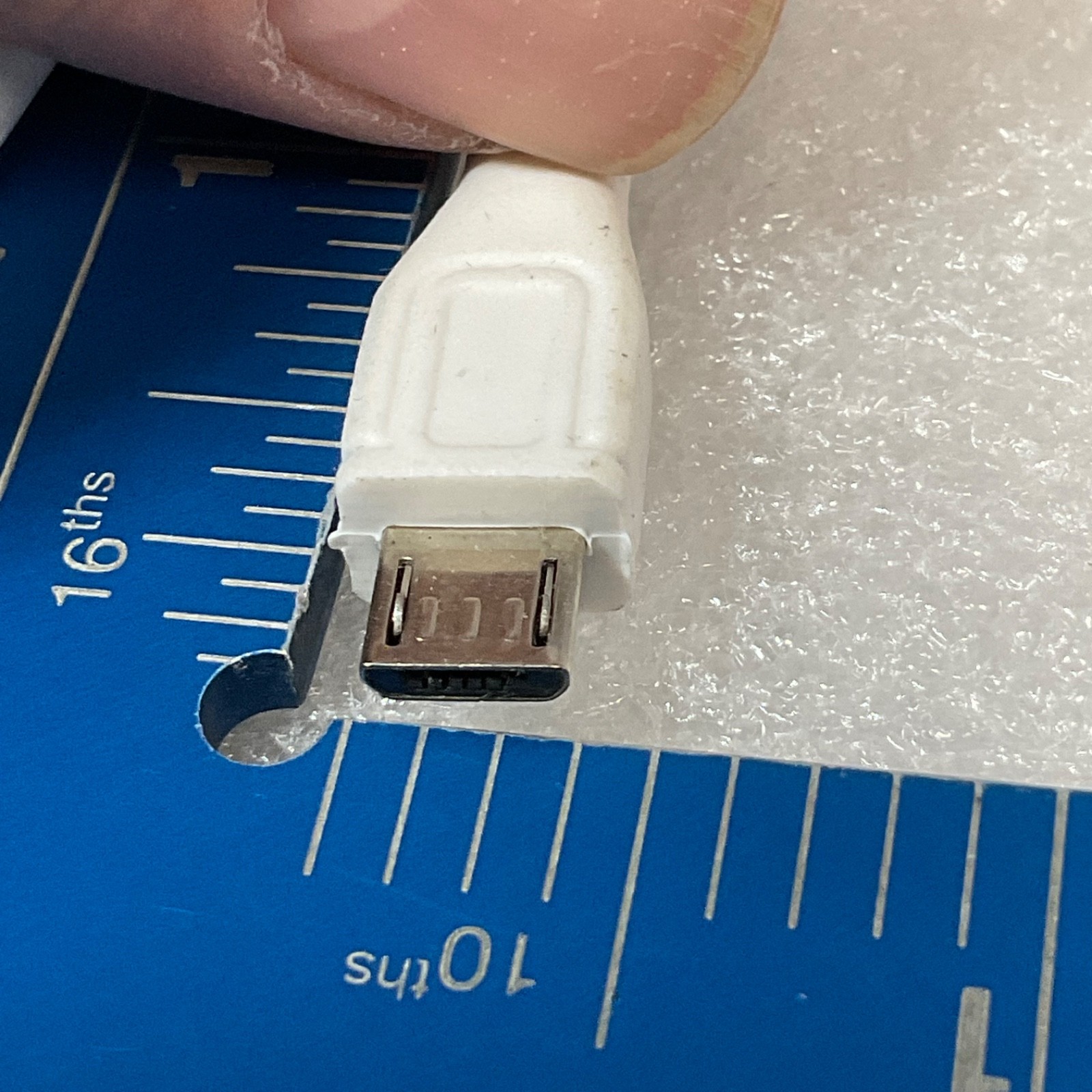USB Type A to Micro USB Cable White 10 in Charging Data Cord - Image 5
