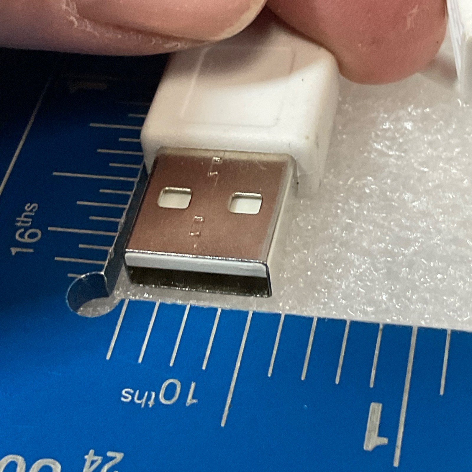 USB Type A to Micro USB Cable White 10 in Charging Data Cord - Image 4
