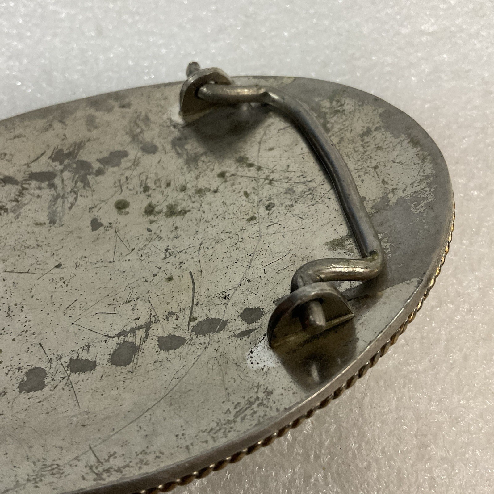 Montana Silversmiths German Silver SRRA 4thAged 1981 Cliff EdwardsJr Belt Buckle - Image 5