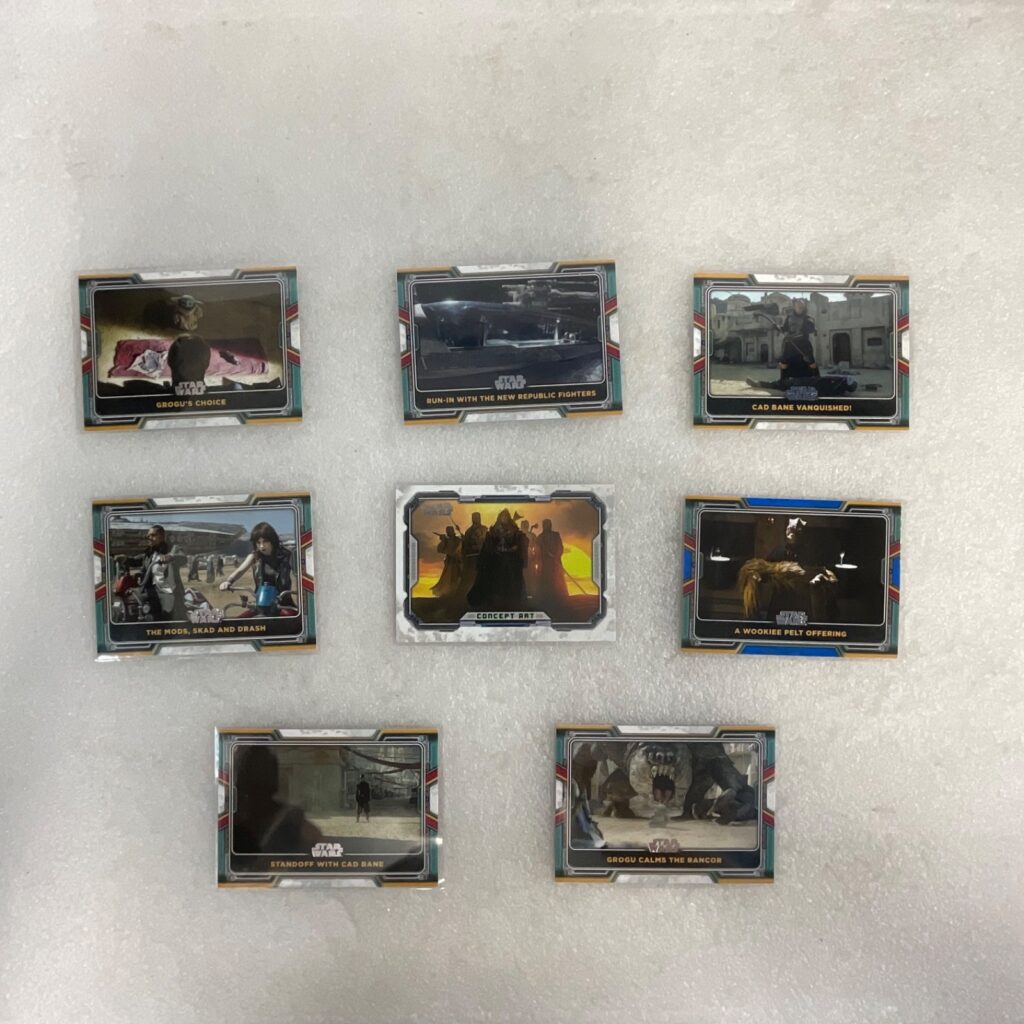 2022 Topps Star Wars Book of Boba Fett 8 Card Lot Grogu Cad Bane CA-4 - Image 1
