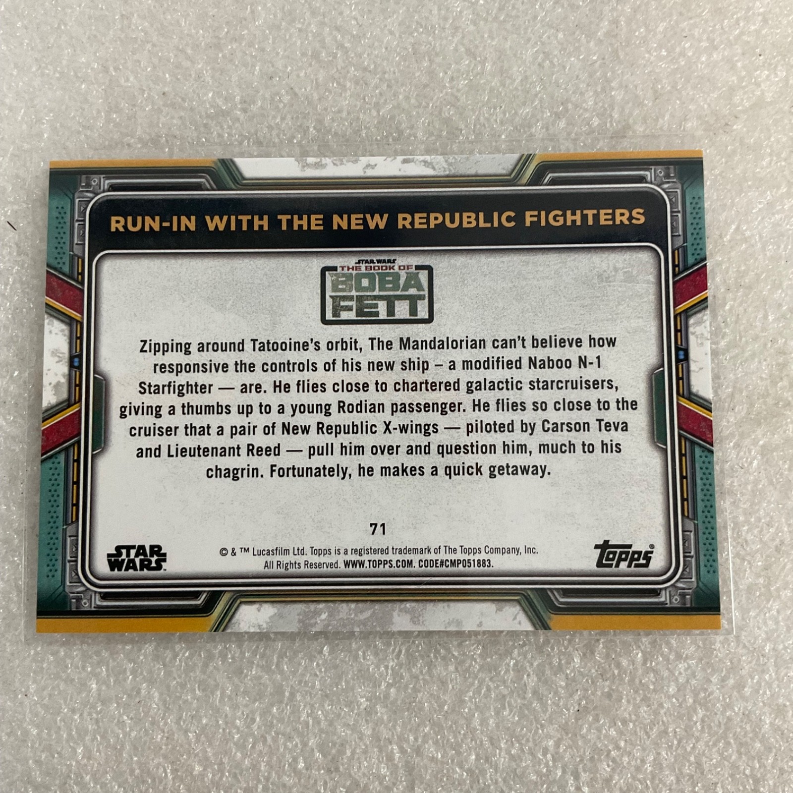 2022 Topps Star Wars Book of Boba Fett 8 Card Lot Grogu Cad Bane CA-4 - Image 11