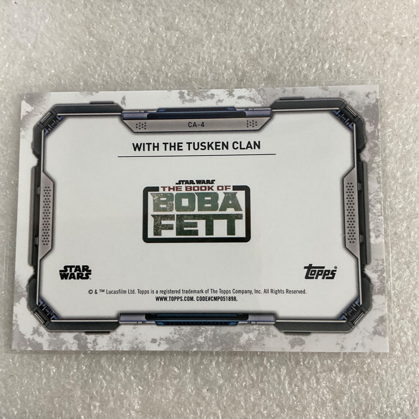 2022 Topps Star Wars Book of Boba Fett 8 Card Lot Grogu Cad Bane CA-4 - Image 14