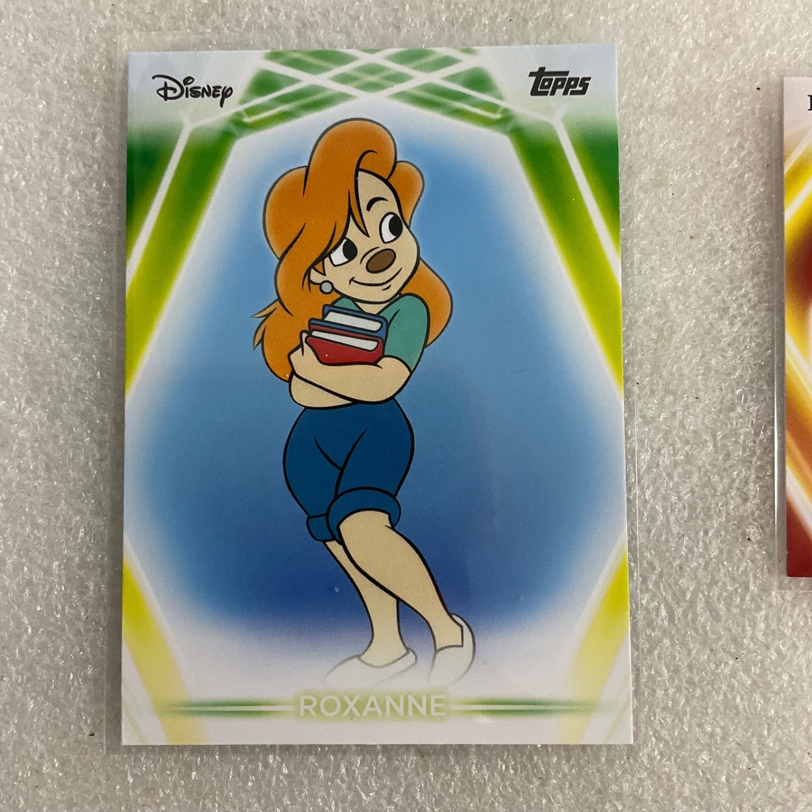 2026 Topps Disney Neon Pixar Card Lot Roxanne Hank Shank Anger 5 Cards - Image 2