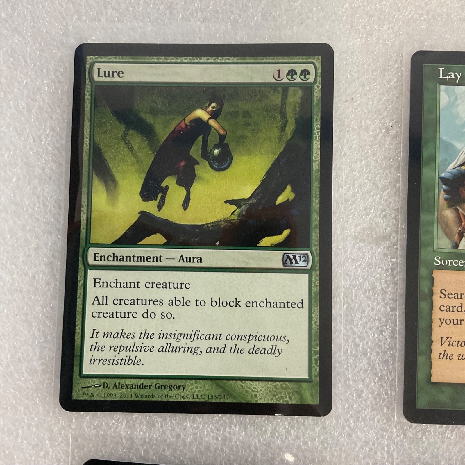 MTG 20 Card Green Lot Lure Lay of the Land Llanowar Mixed Sets - Image 3
