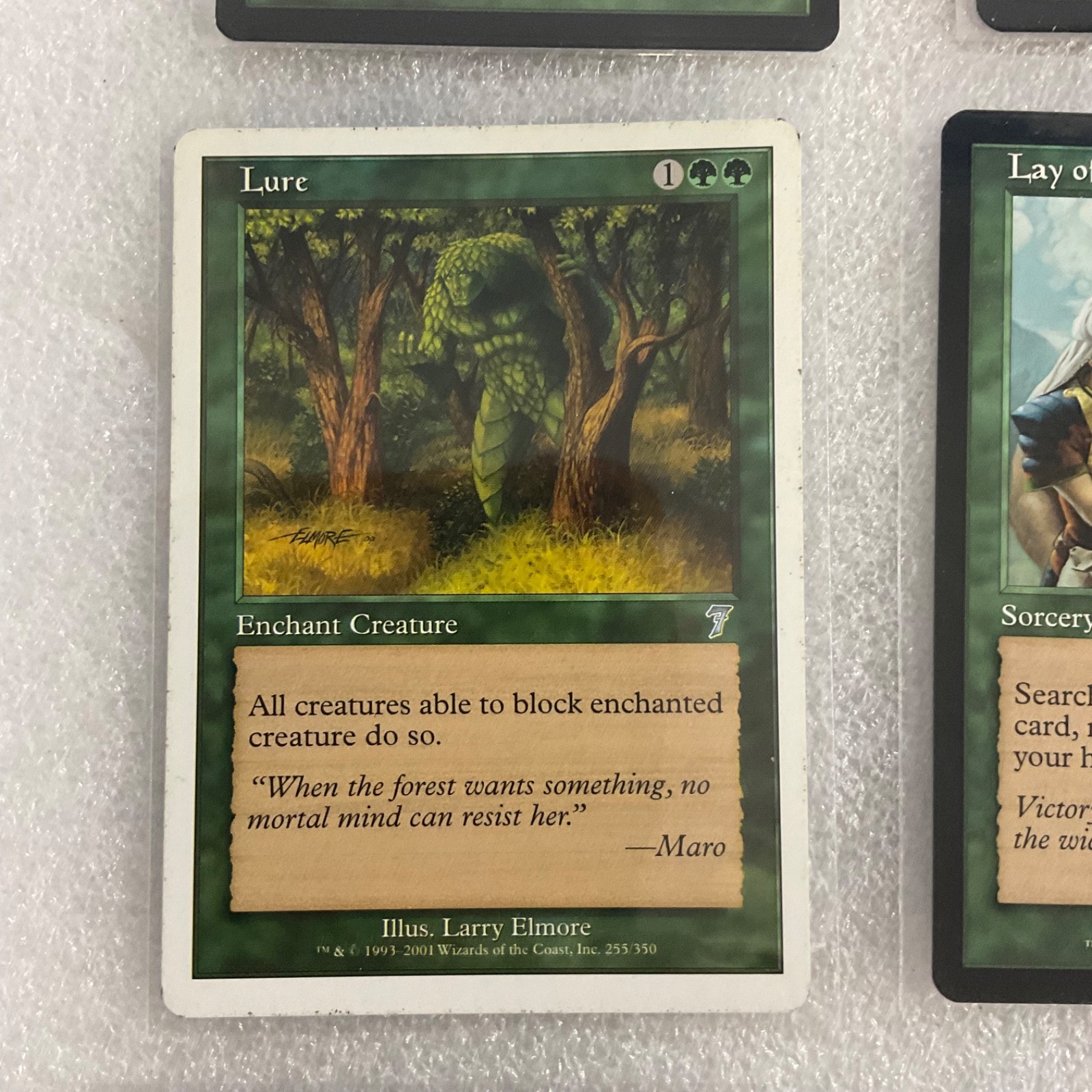 MTG 20 Card Green Lot Lure Lay of the Land Llanowar Mixed Sets - Image 5