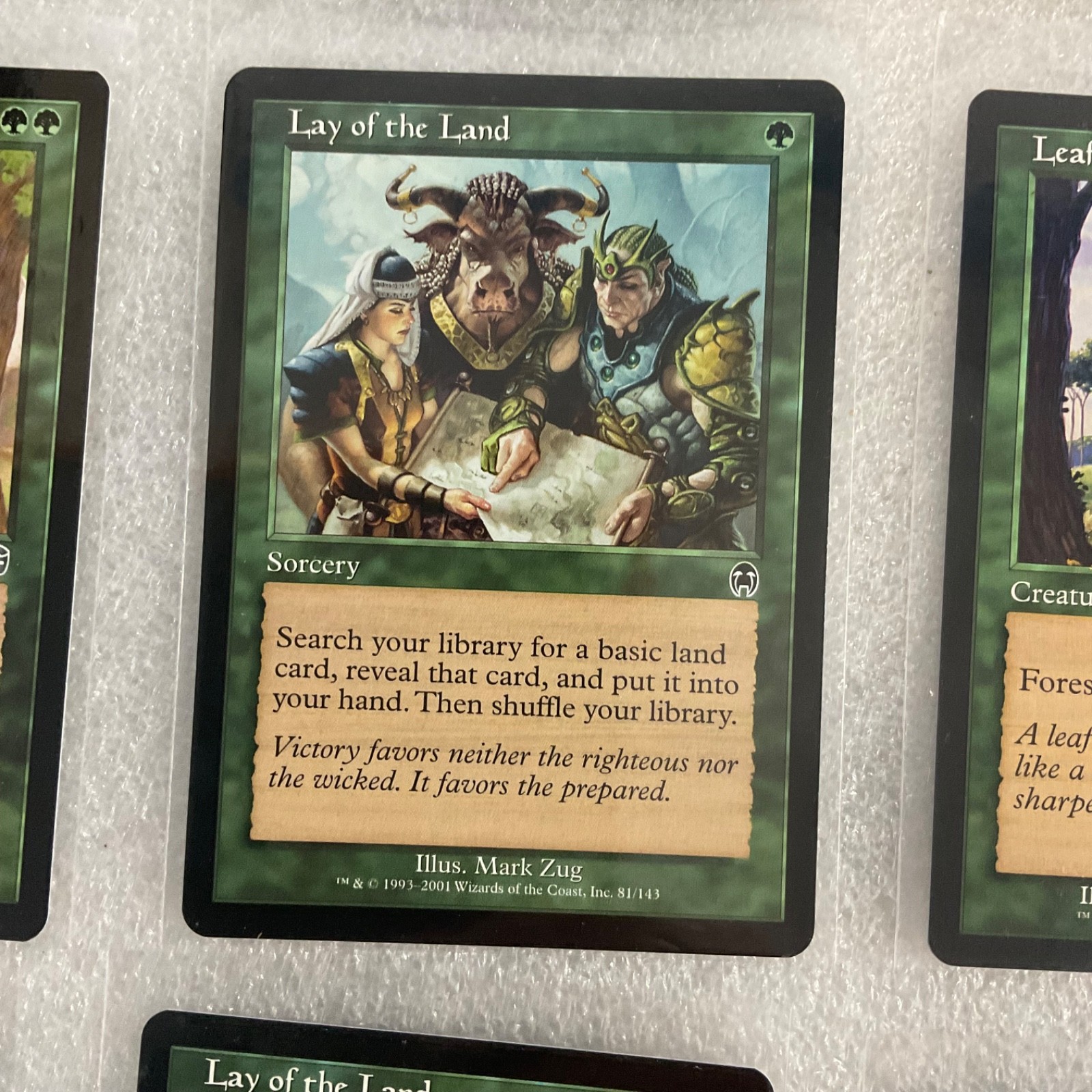 MTG 20 Card Green Lot Lure Lay of the Land Llanowar Mixed Sets - Image 9