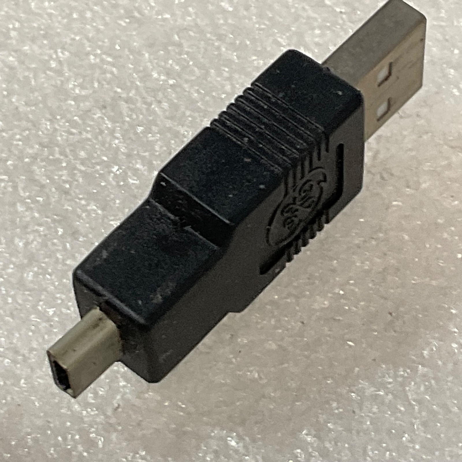 GE USB Type A Male to Mini-B Male Adapter 2 in Black - Image 5
