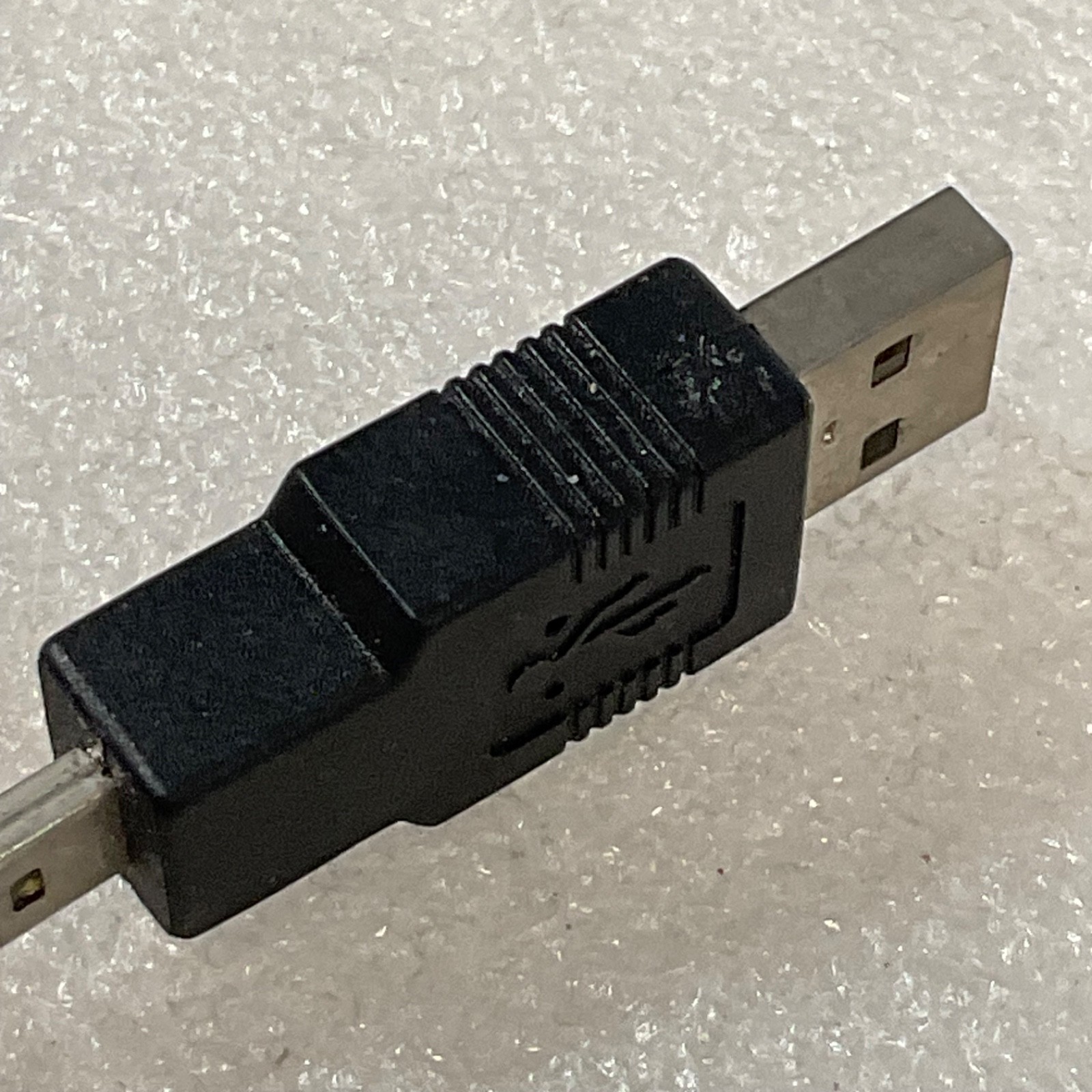 GE USB Type A Male to Mini-B Male Adapter 2 in Black - Image 6