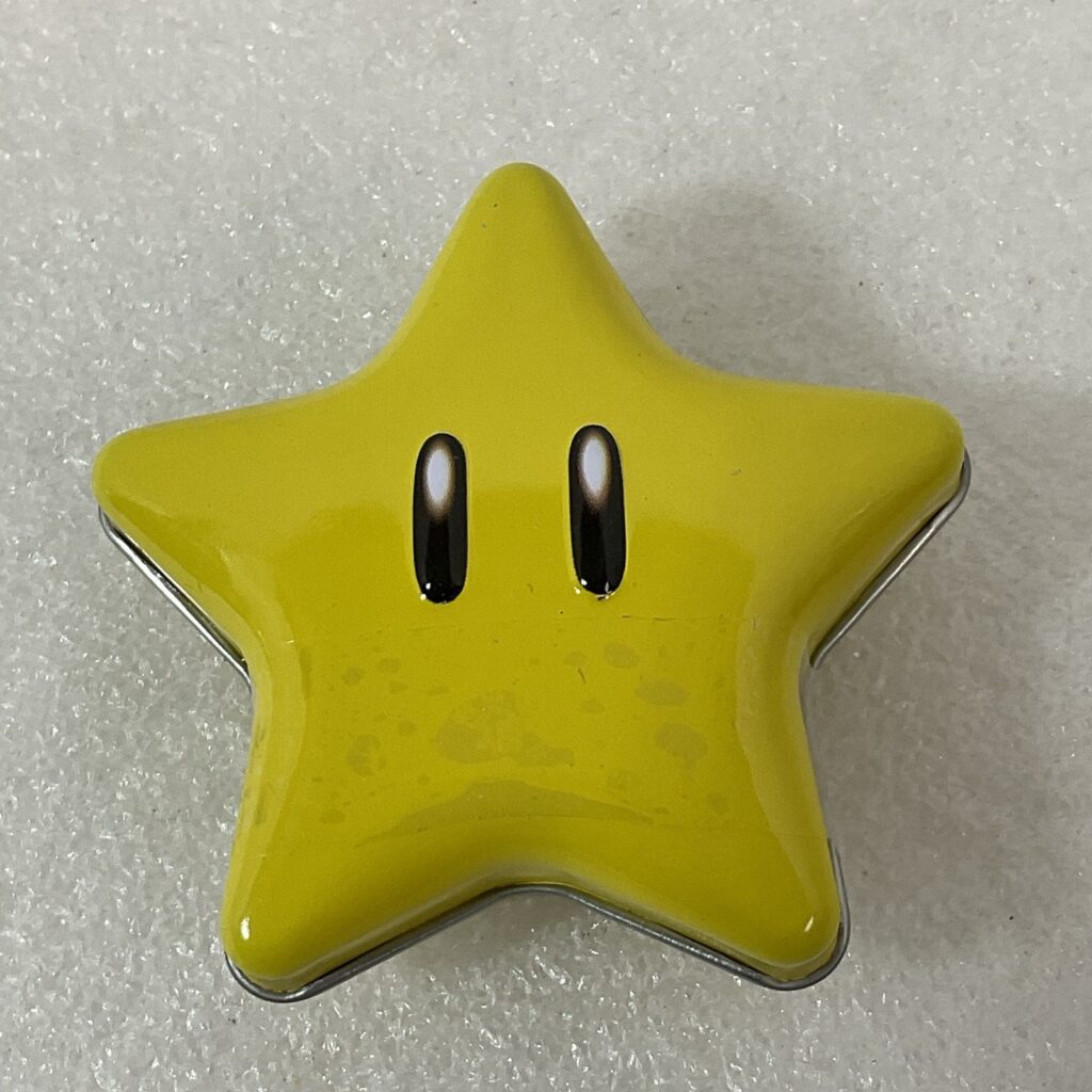 Official Nintendo Super Mario Bros Star Candy Tin Unopened Collectible - Image 1