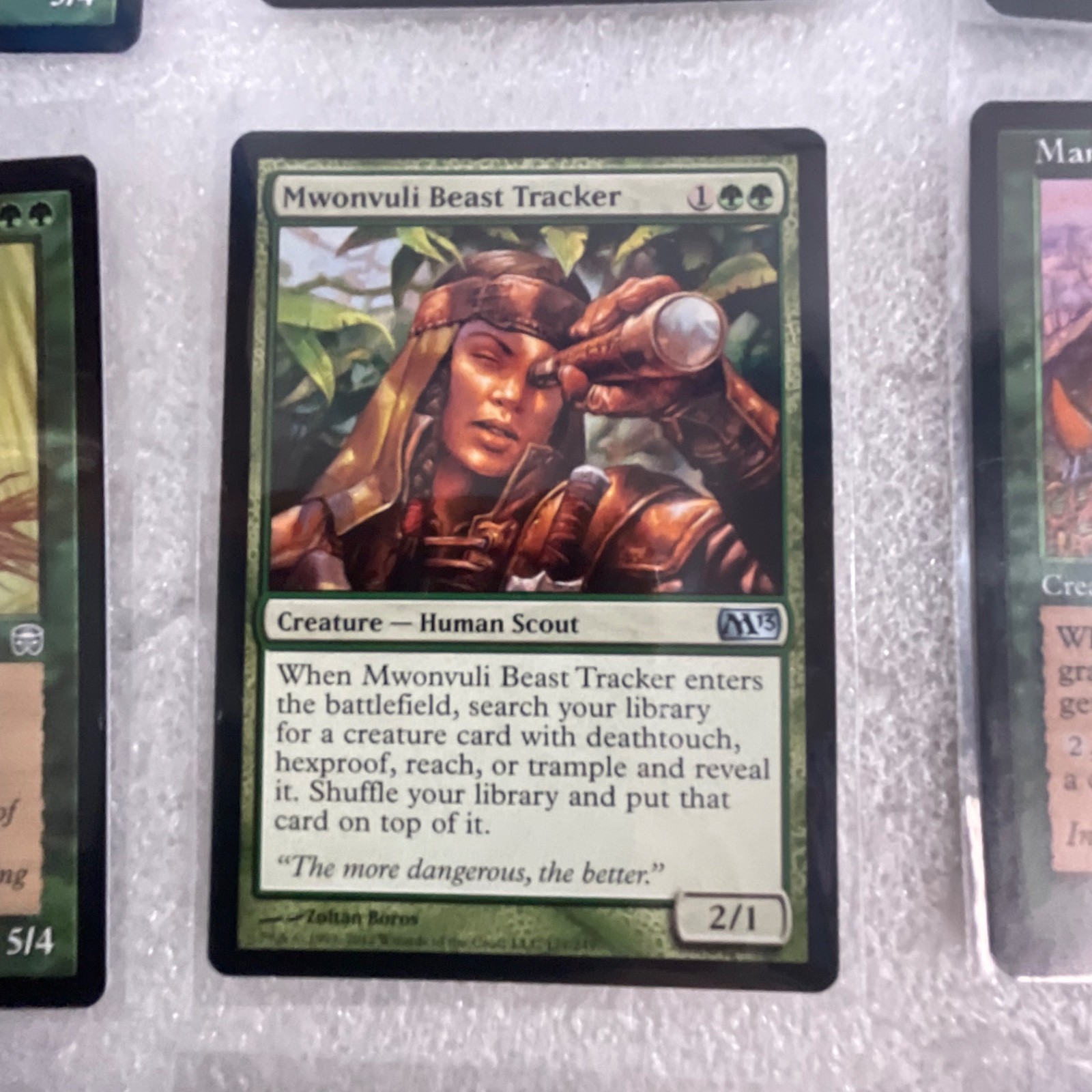 MTG 20 Card Green Lot Mixed Sets Beast Tracker Marsh Viper Lure - Image 13