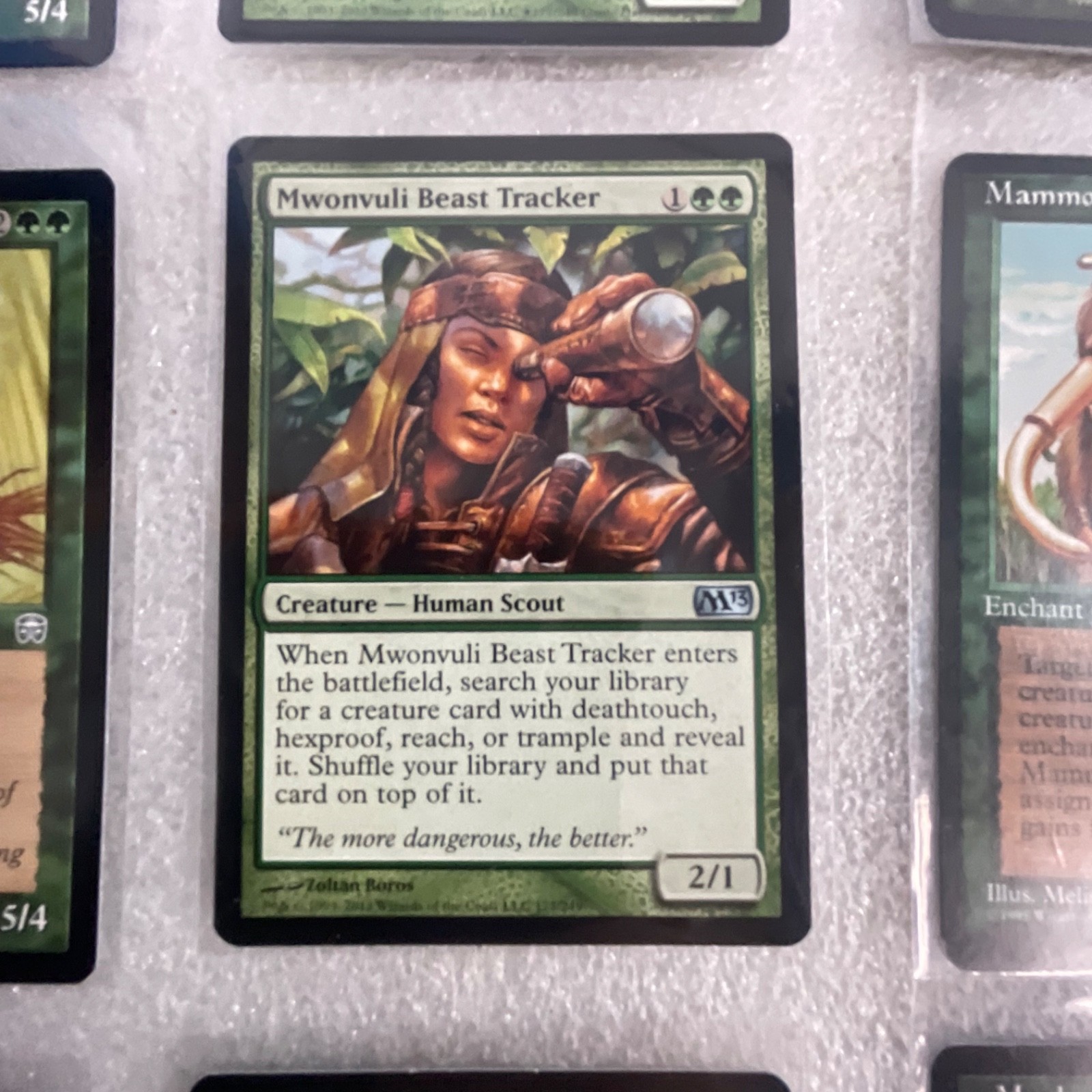 MTG 20 Card Green Lot Mixed Sets Beast Tracker Marsh Viper Lure - Image 12