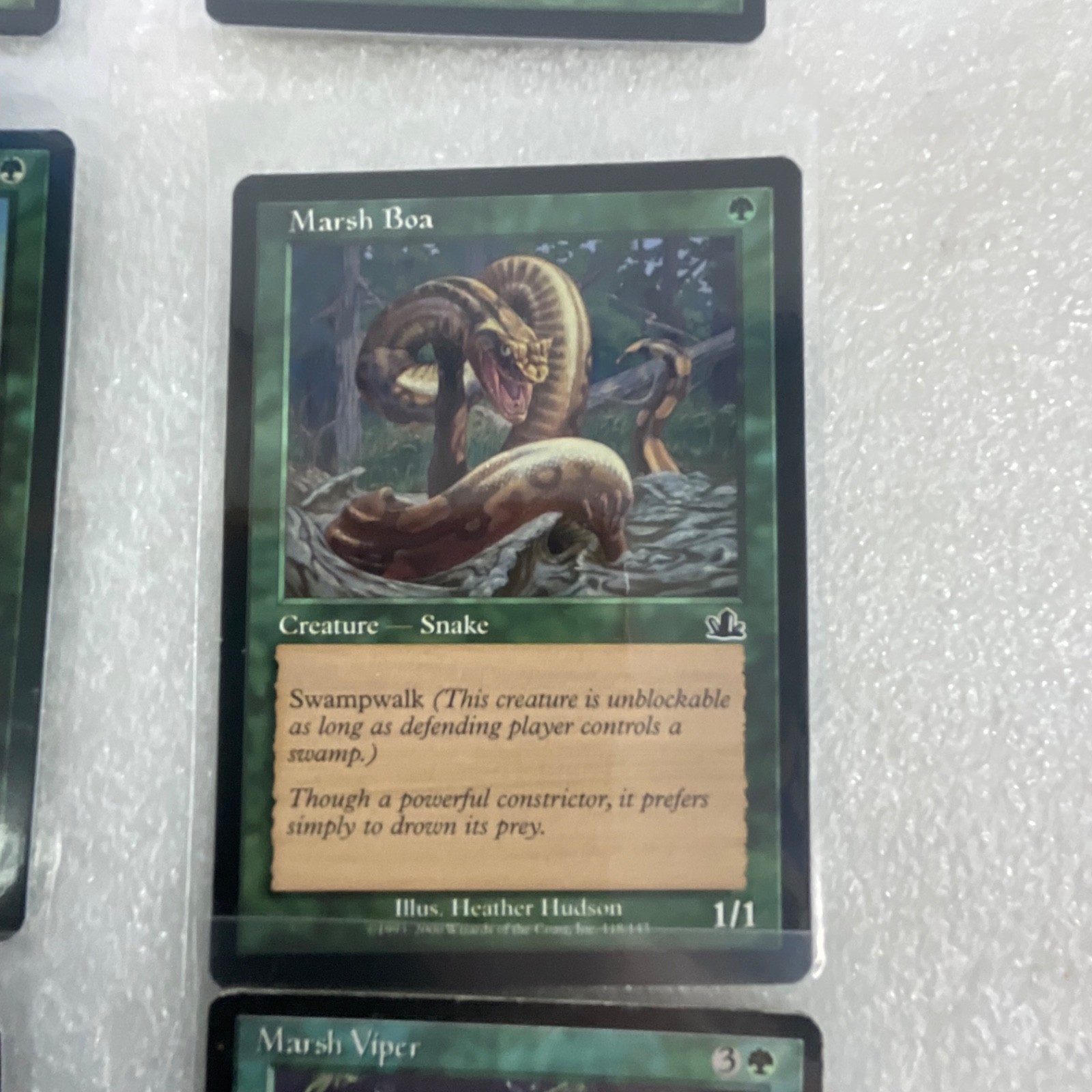 MTG 20 Card Green Lot Mixed Sets Beast Tracker Marsh Viper Lure - Image 20