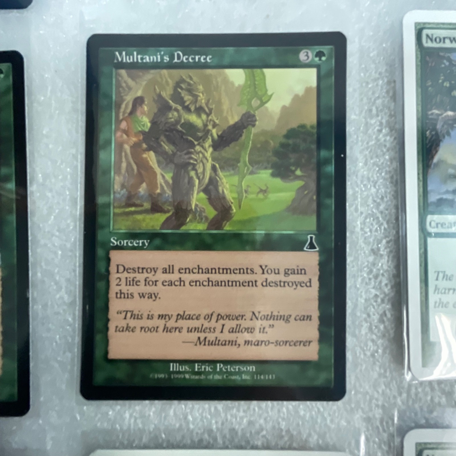 MTG 20 Card Green Lot Mixed Sets Naturalize Norwood Ranger Multani - Image 13