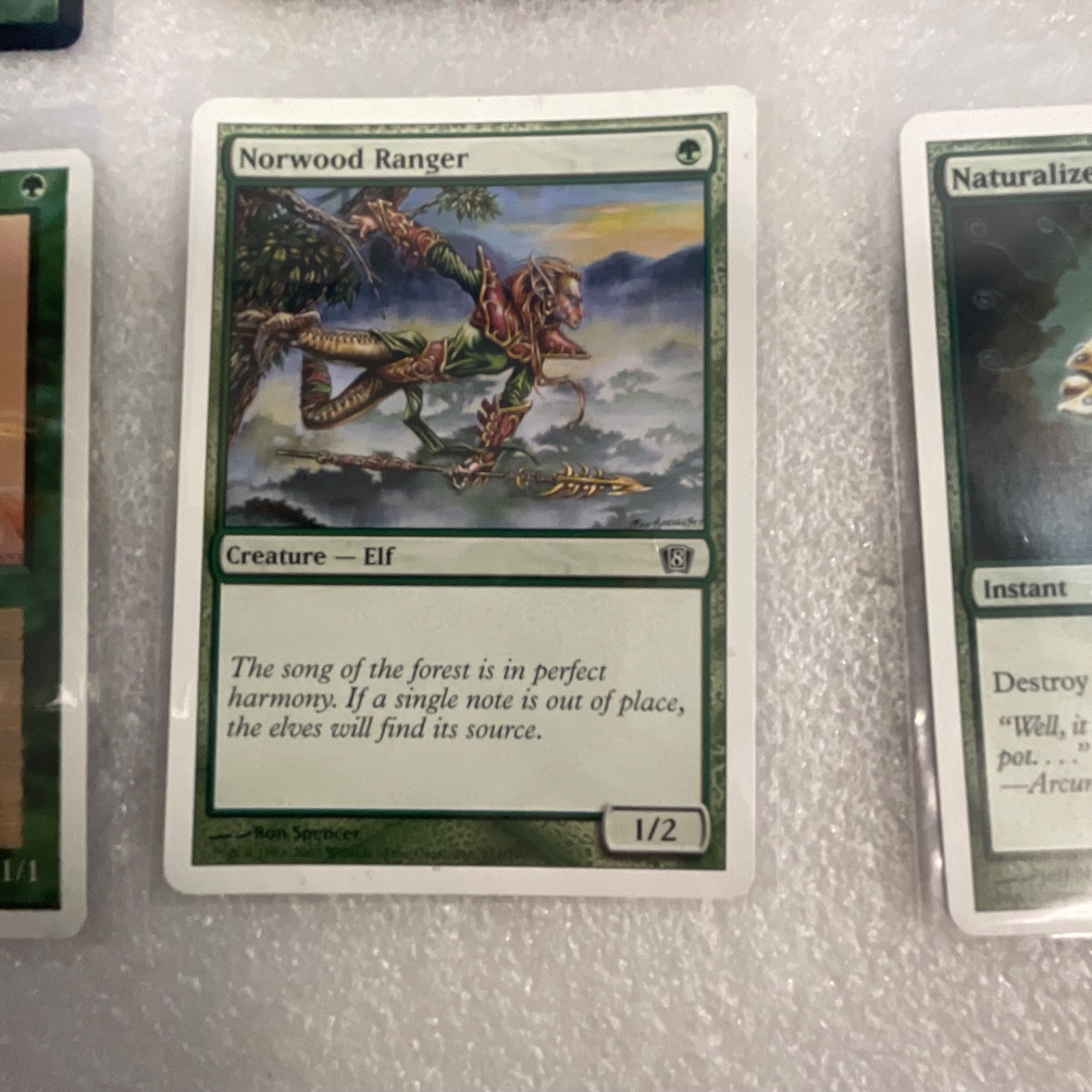 MTG 20 Card Green Lot Mixed Sets Naturalize Norwood Ranger Multani - Image 15
