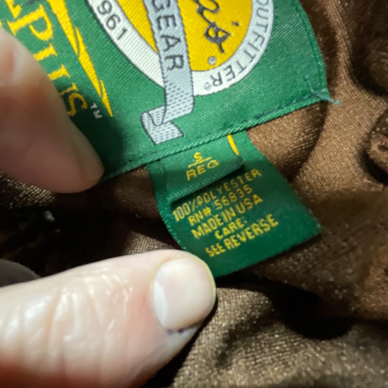 Cabela’s Dry-Plus Camo Hunting Pants Small Regular USA Made DuPont Teflon HT - Image 6