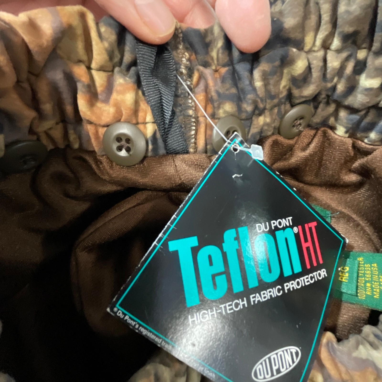 Cabela’s Dry-Plus Camo Hunting Pants Small Regular USA Made DuPont Teflon HT - Image 11