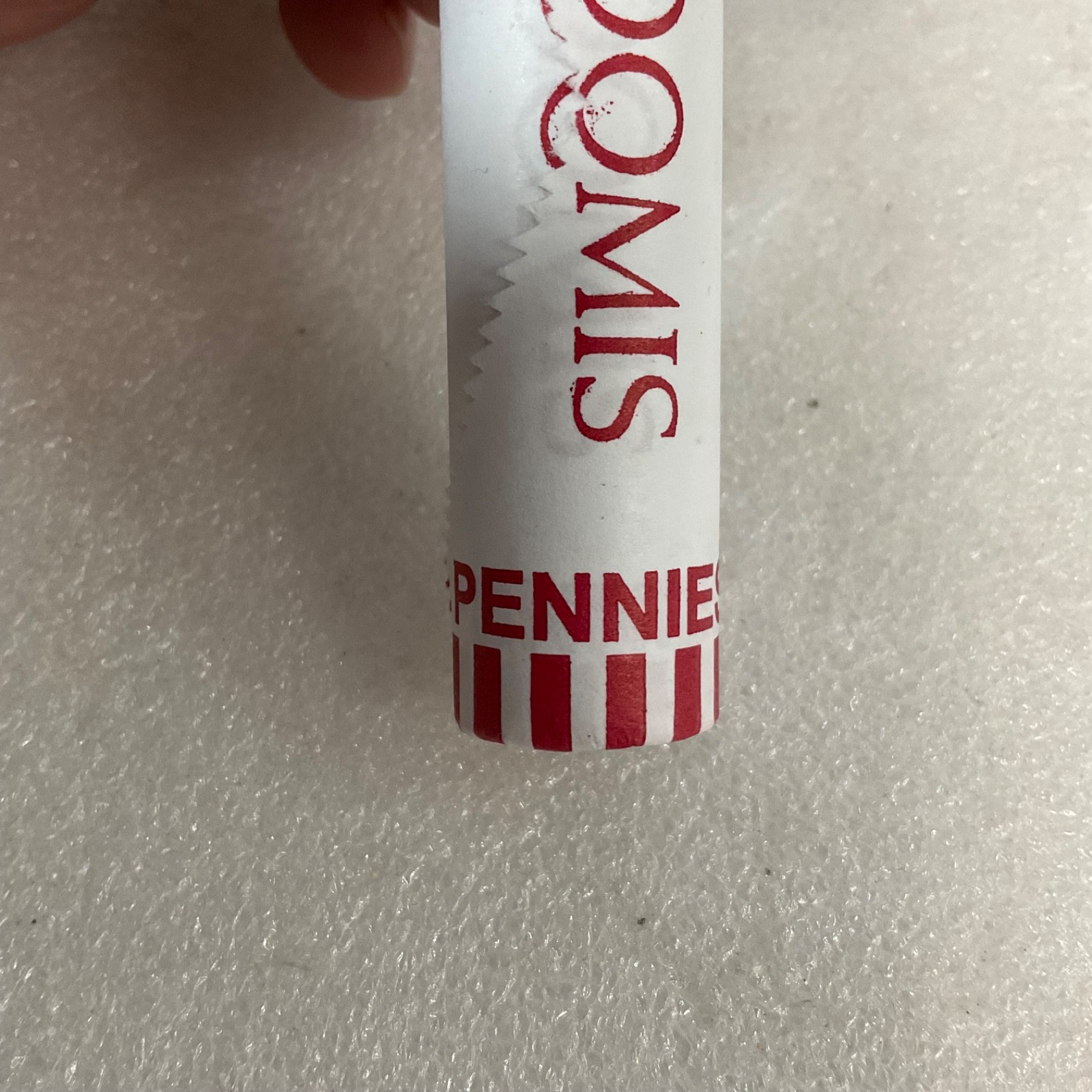 Loomis 50¢ Penny Roll Paper Wrapped Coin Roll with Pennies - Image 3
