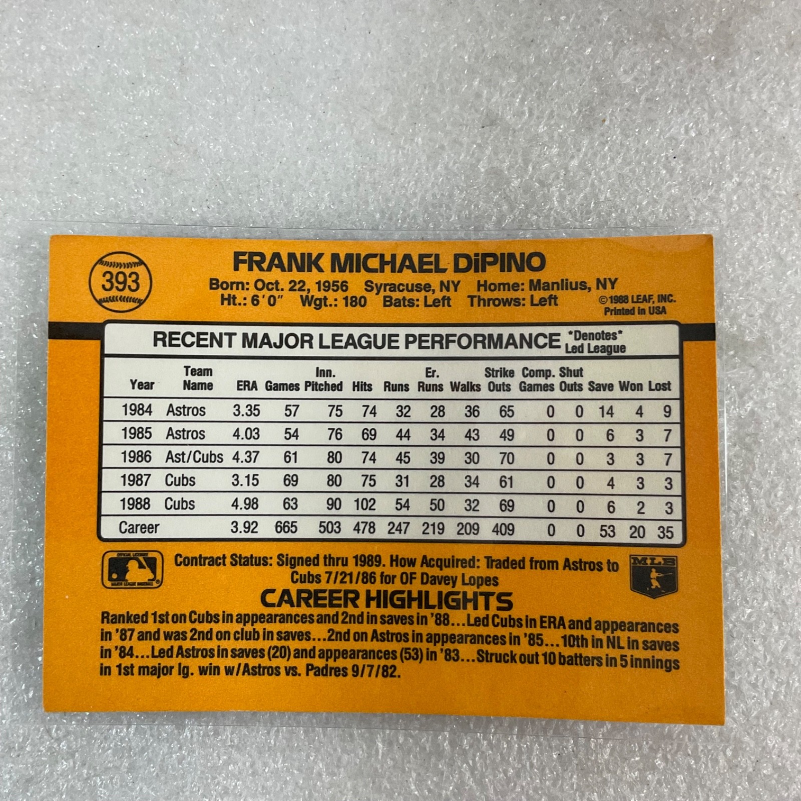 1987 Topps Bo Jackson x3 McGriff Donruss 10 Card Baseball Lot - Image 21