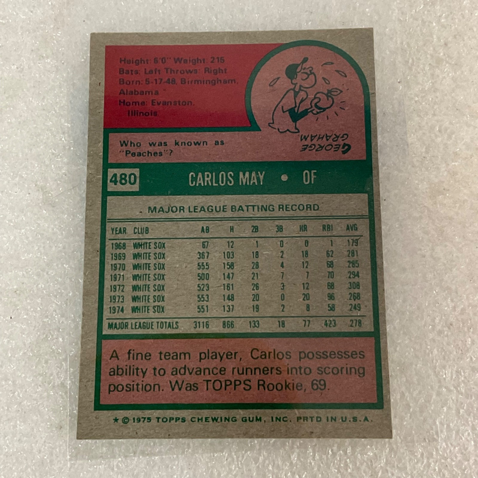 1975 Topps Mini Baseball 10 Card Lot Cooper May Wilson World Series - Image 18