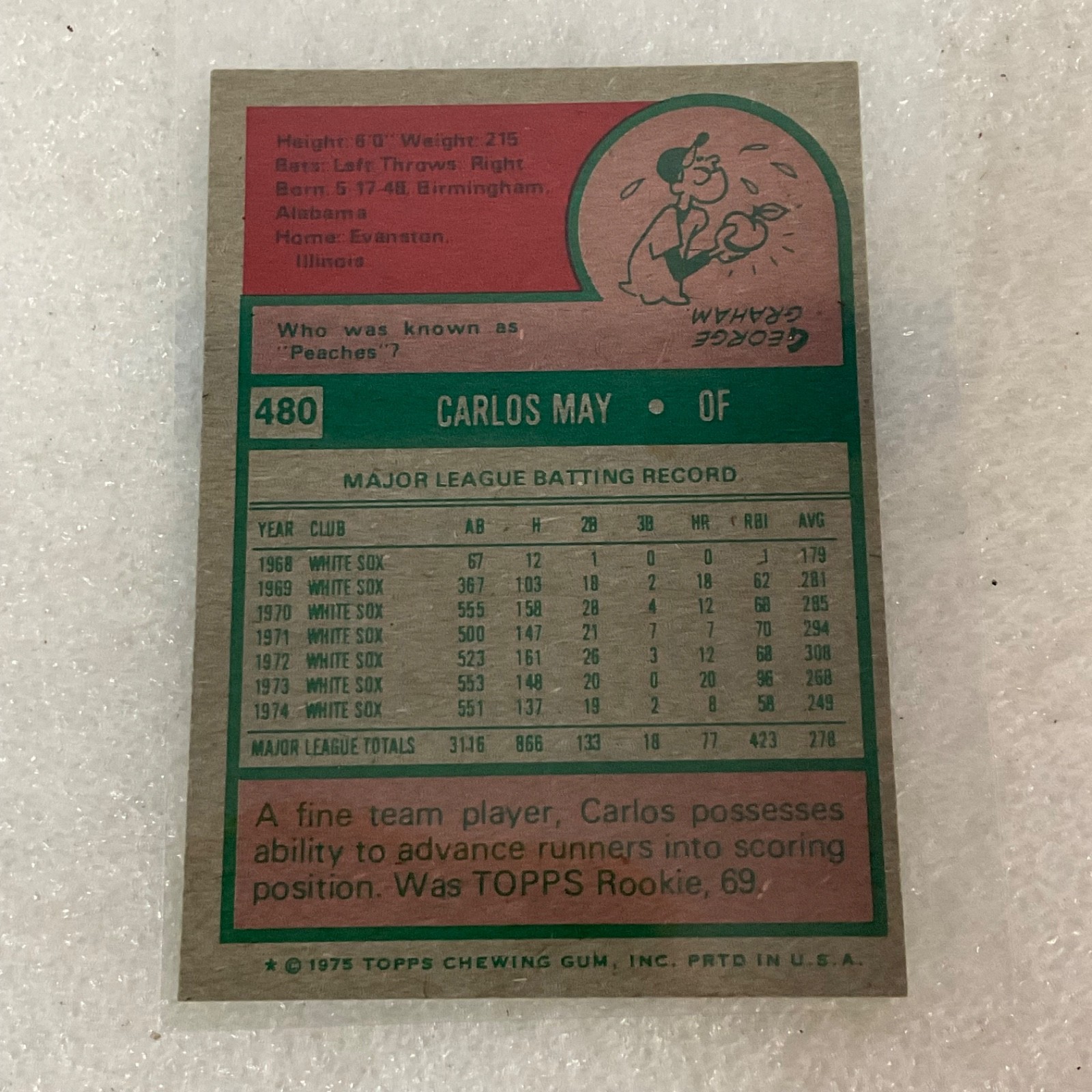 1975 Topps Mini Baseball 10 Card Lot Cooper May Wilson World Series - Image 19