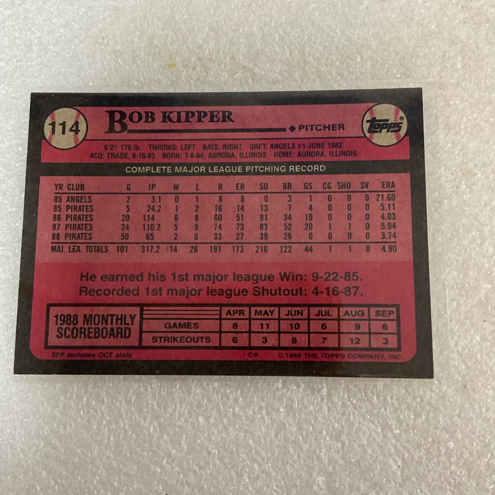 1989 Topps Donruss Leaf Baseball 10 Card Lot Blue Jays Dodgers - Image 20