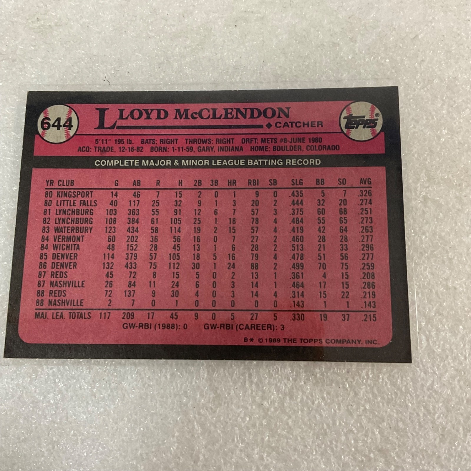 1989 Topps Donruss Leaf Baseball 10 Card Lot Blue Jays Dodgers - Image 21