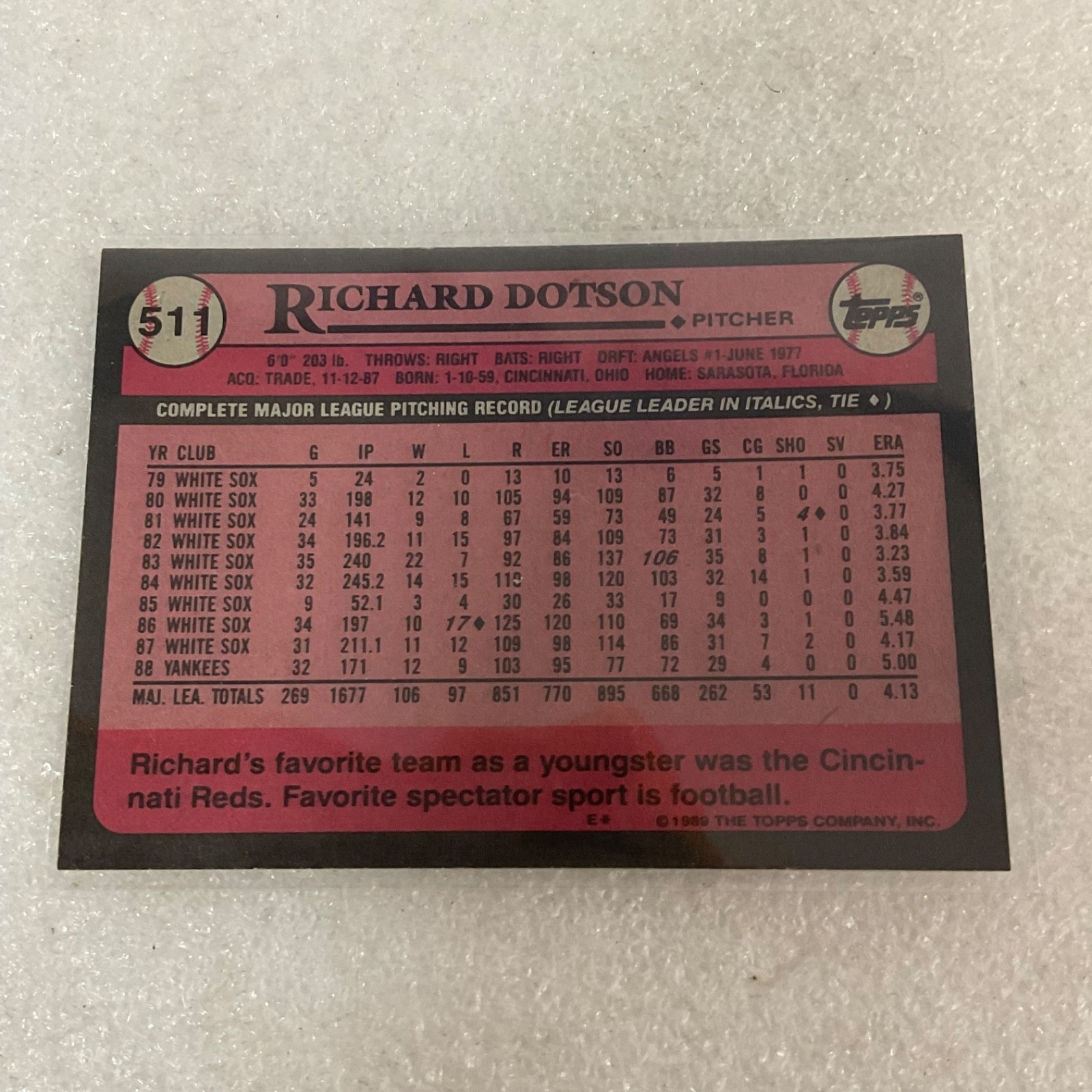 1974 1989 Topps Baseball 10 Card Lot Mike Schmidt Traded Phillies Cubs - Image 18