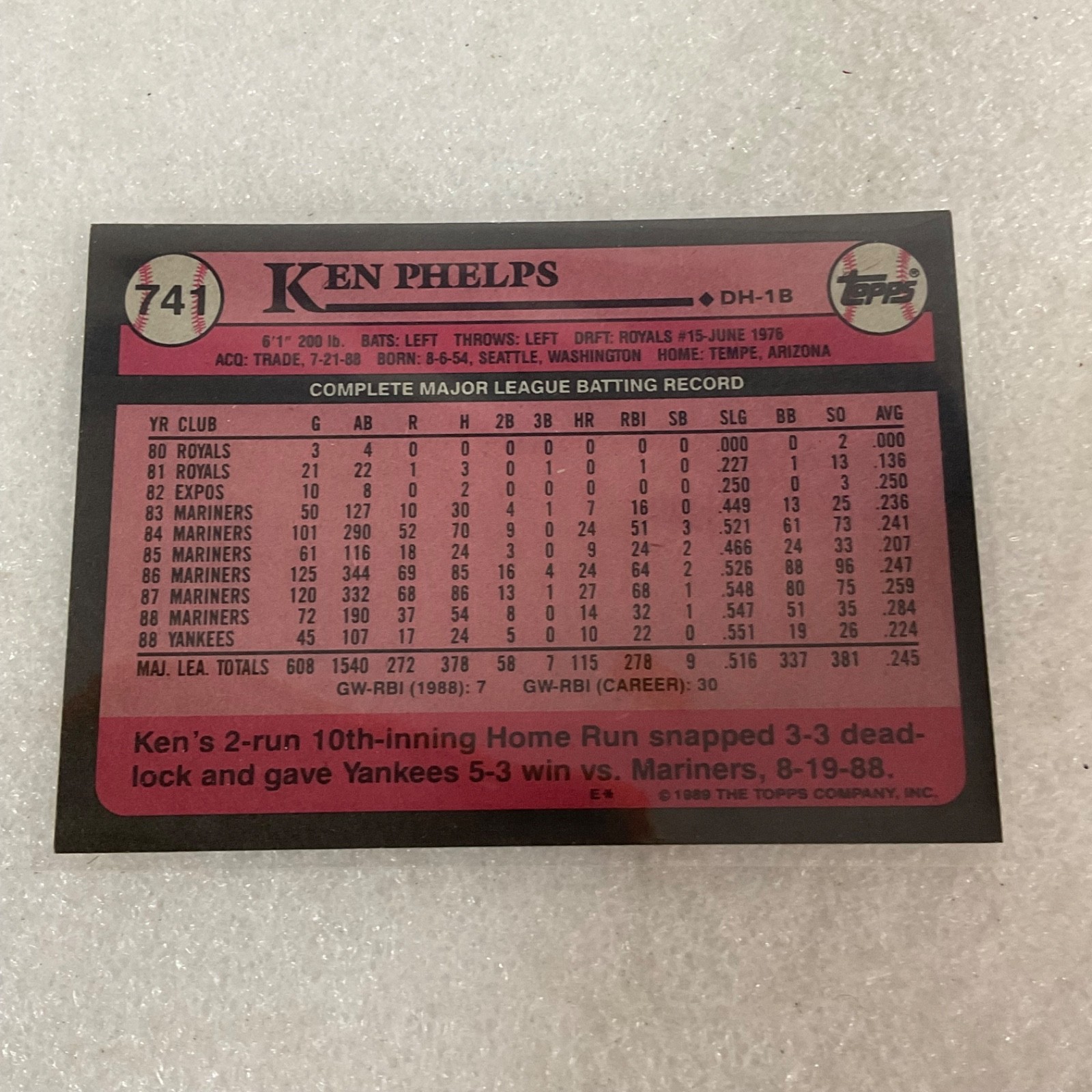 1974 1989 Topps Baseball 10 Card Lot Mike Schmidt Traded Phillies Cubs - Image 19