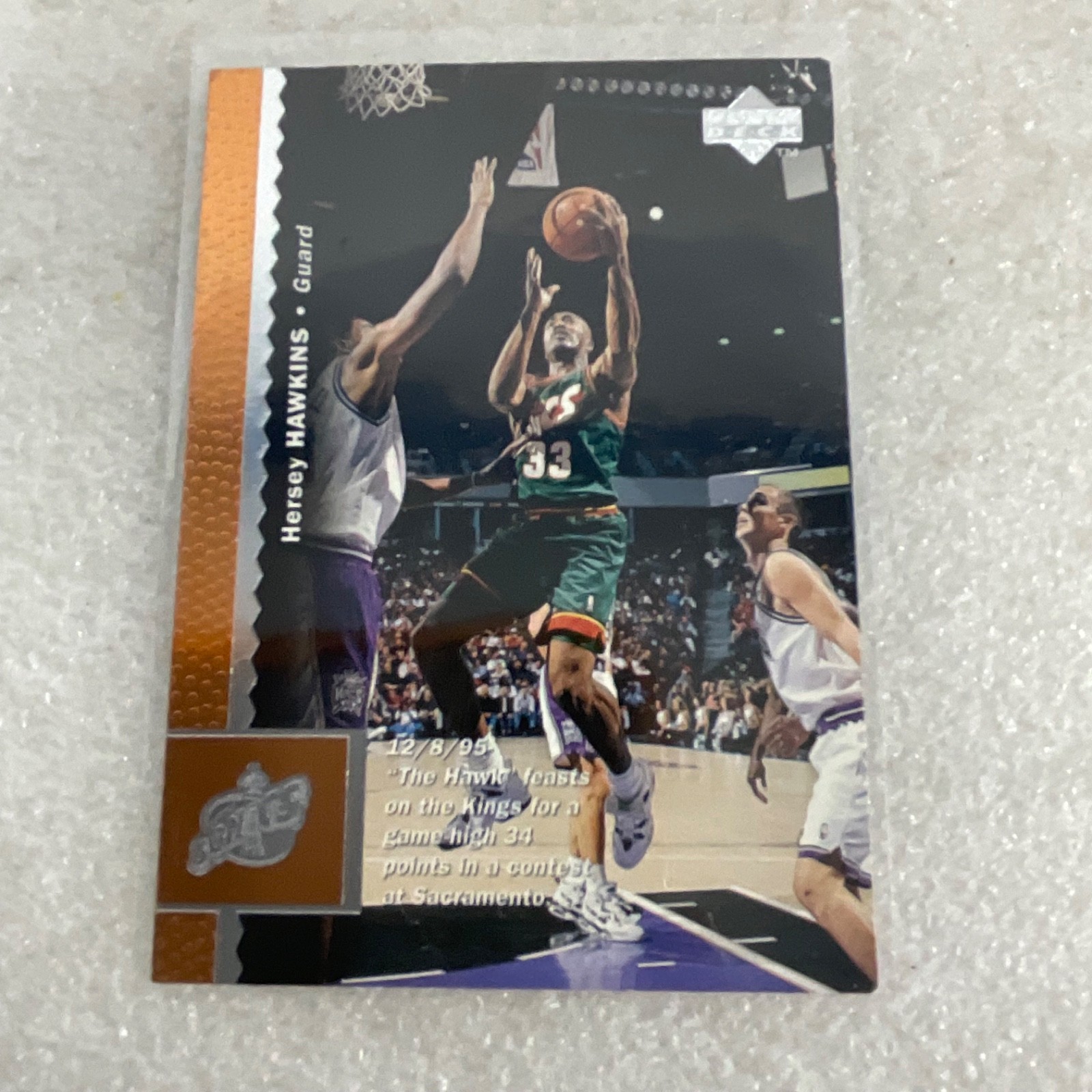 1990s NBA 10 Card Lot Shawn Kemp Ron Harper Vin Baker Upper Deck Topps - Image 4
