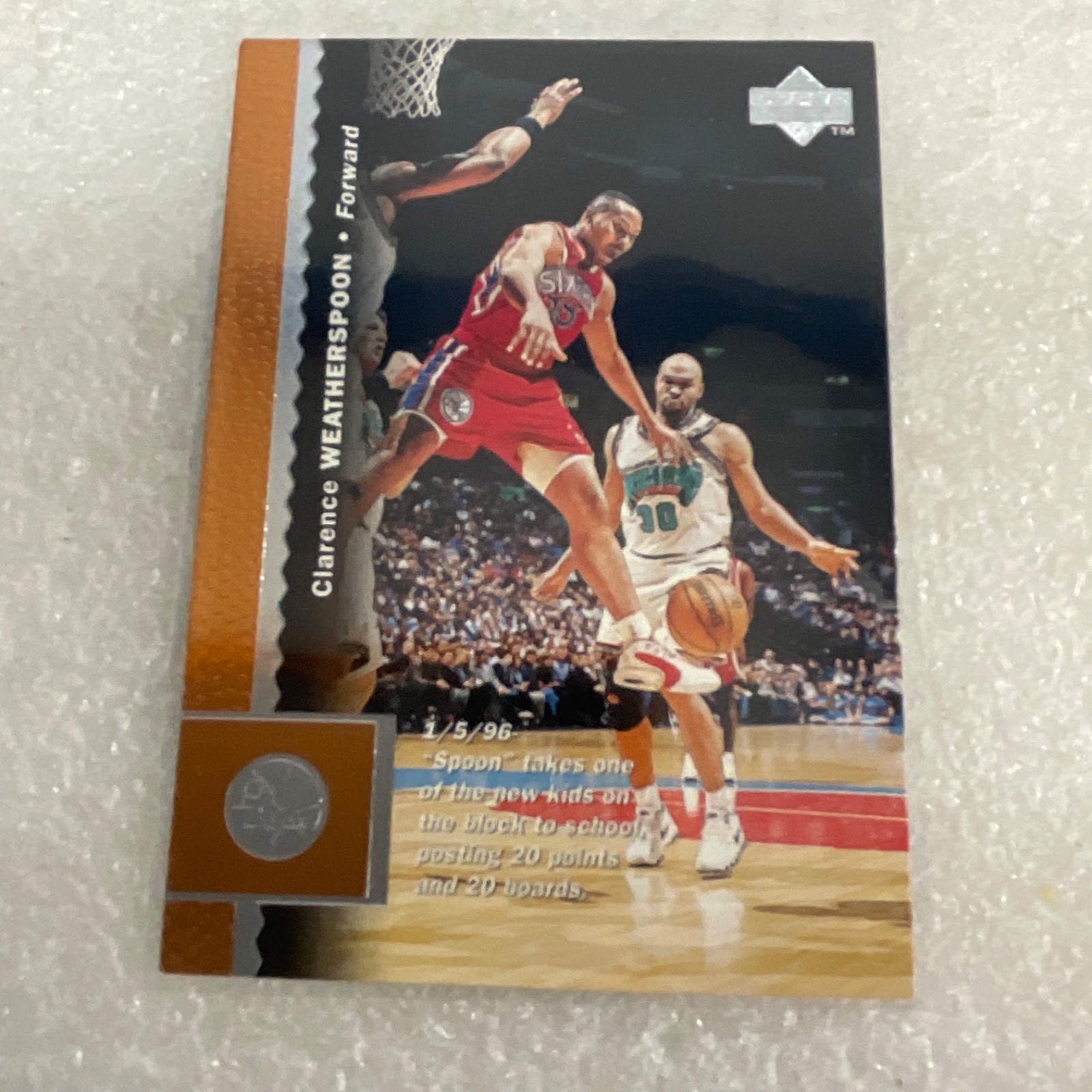 1990s NBA 10 Card Lot Shawn Kemp Ron Harper Vin Baker Upper Deck Topps - Image 10