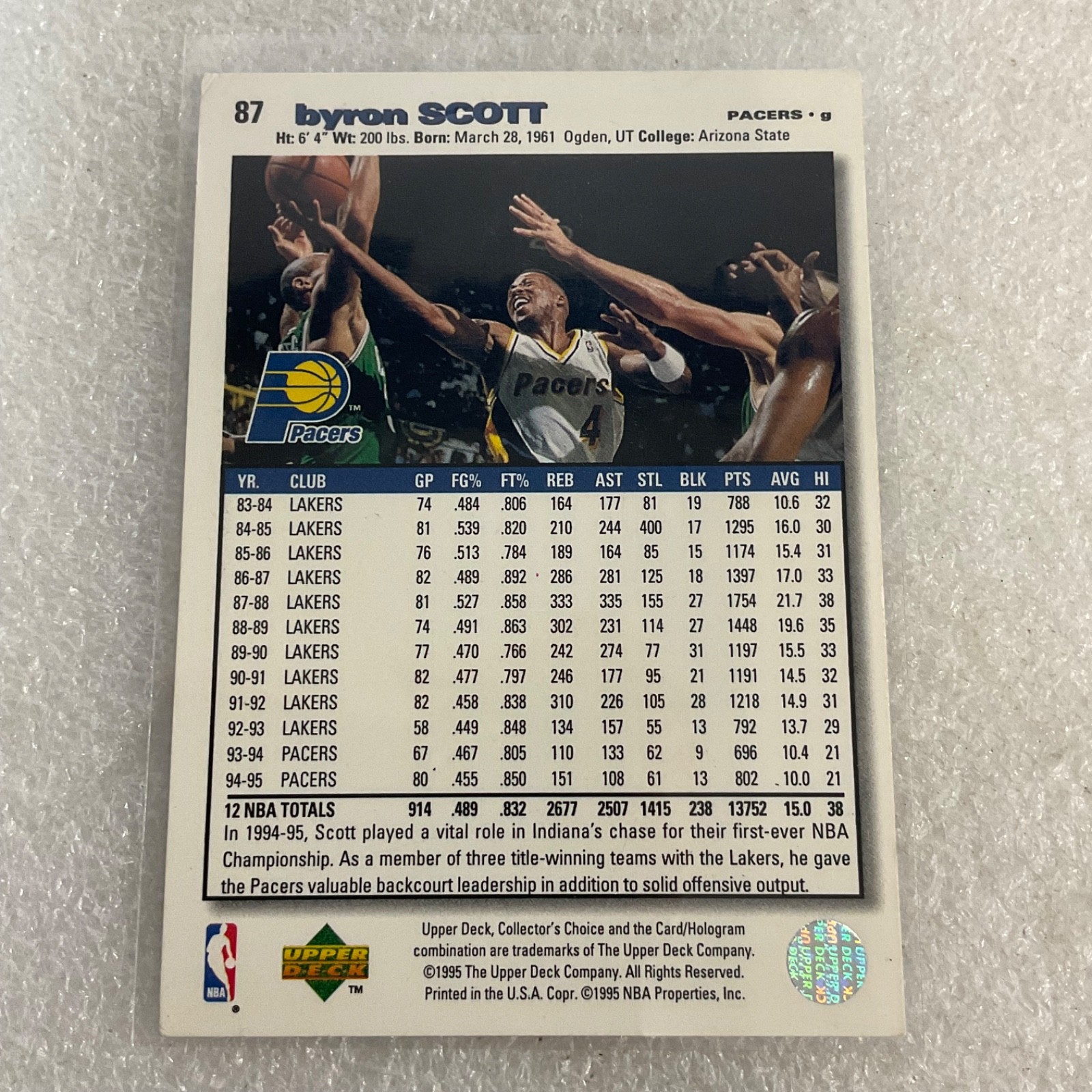 1990s NBA 10 Card Lot Shawn Kemp Ron Harper Vin Baker Upper Deck Topps - Image 16